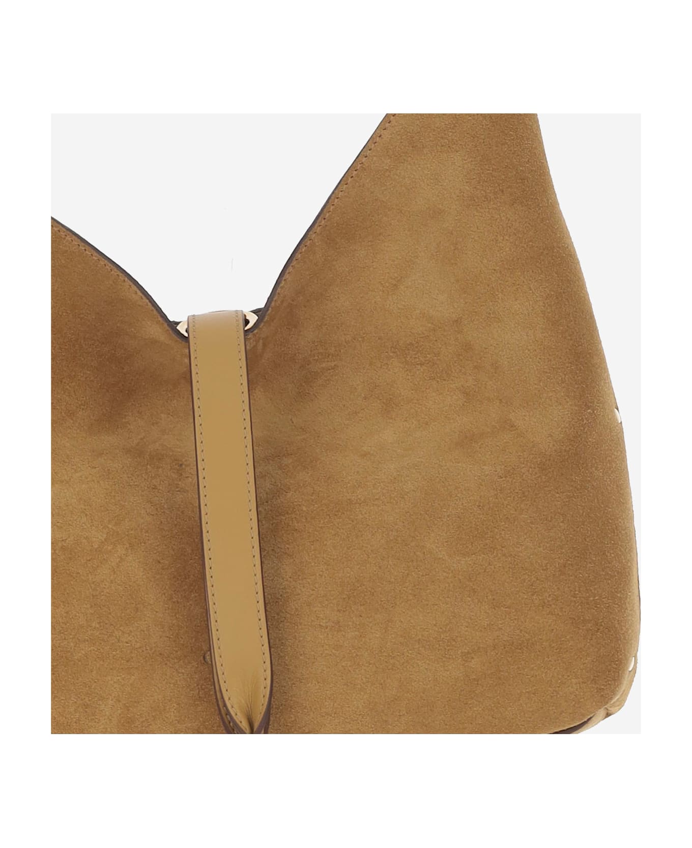 Chloé Marcie Small Suede Leather Hobo Bag - Brown