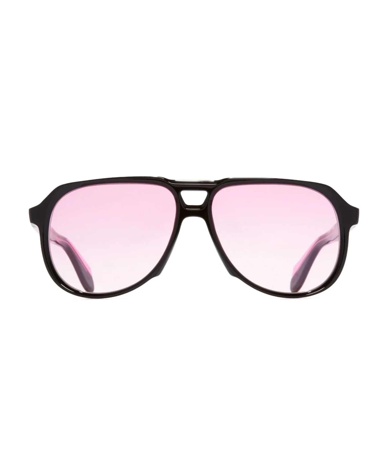Cutler and Gross 9782 / Black On Pink Sunglasses - black/pink