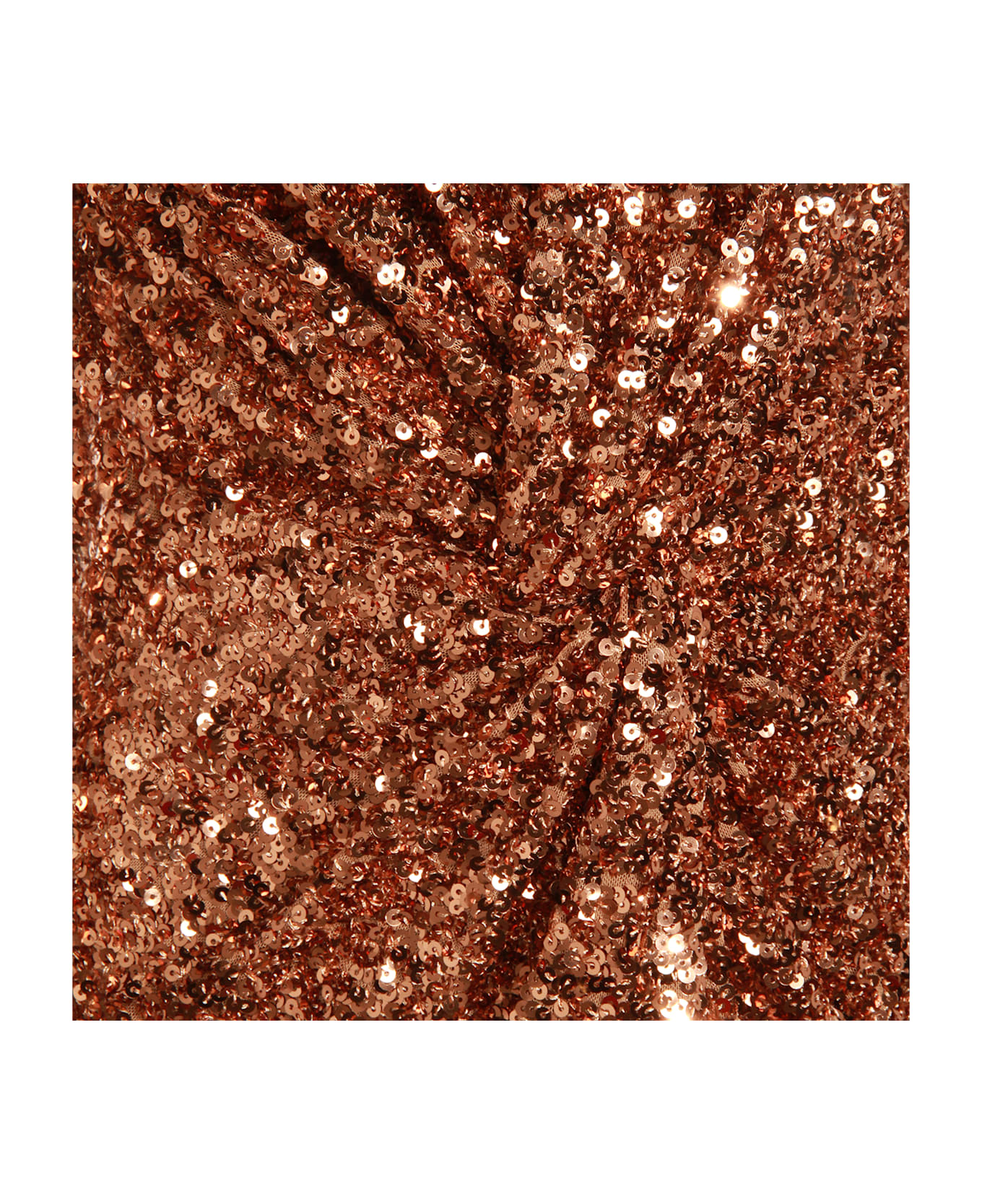 Elisabetta Franchi Bronze Maxi Dress - BROWN SUGAR