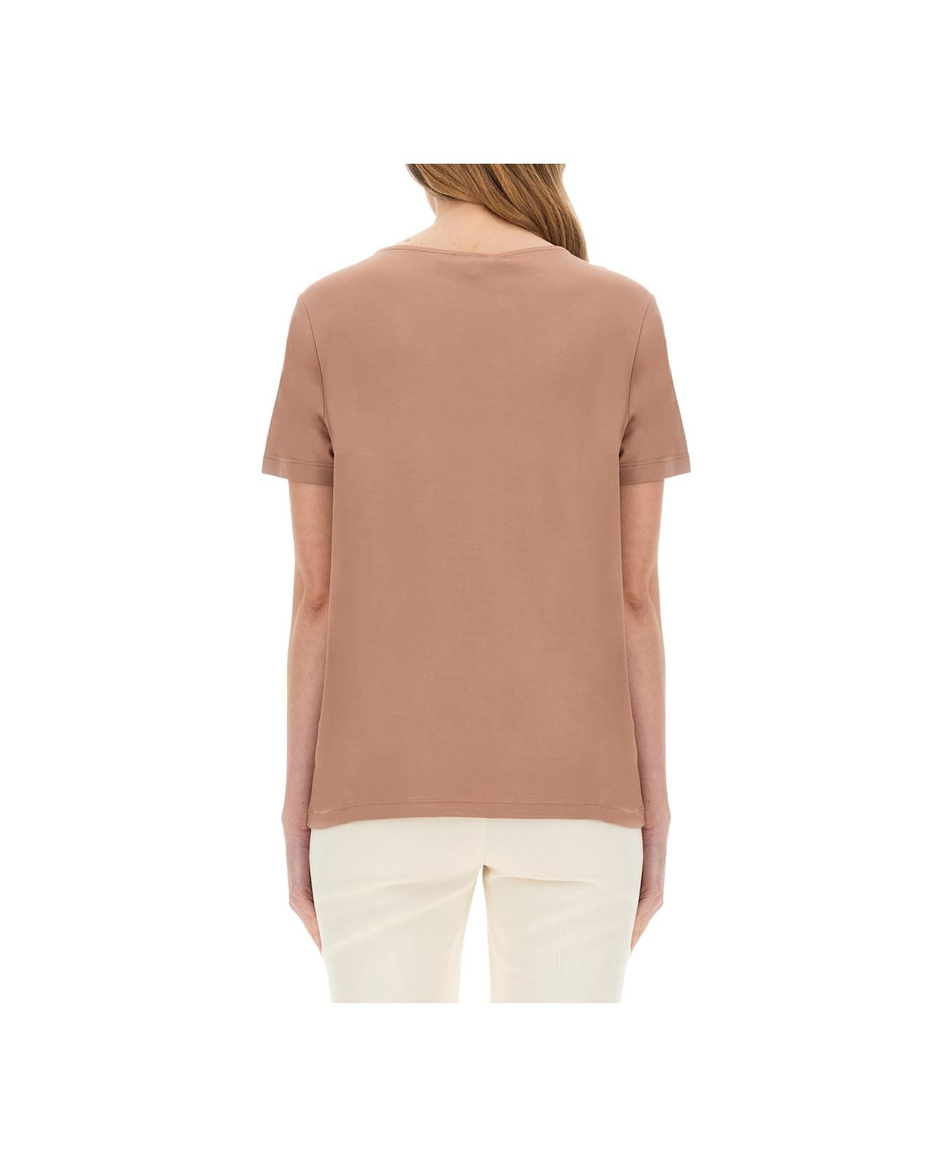 Fay Regular Fit T-shirt - NUDE