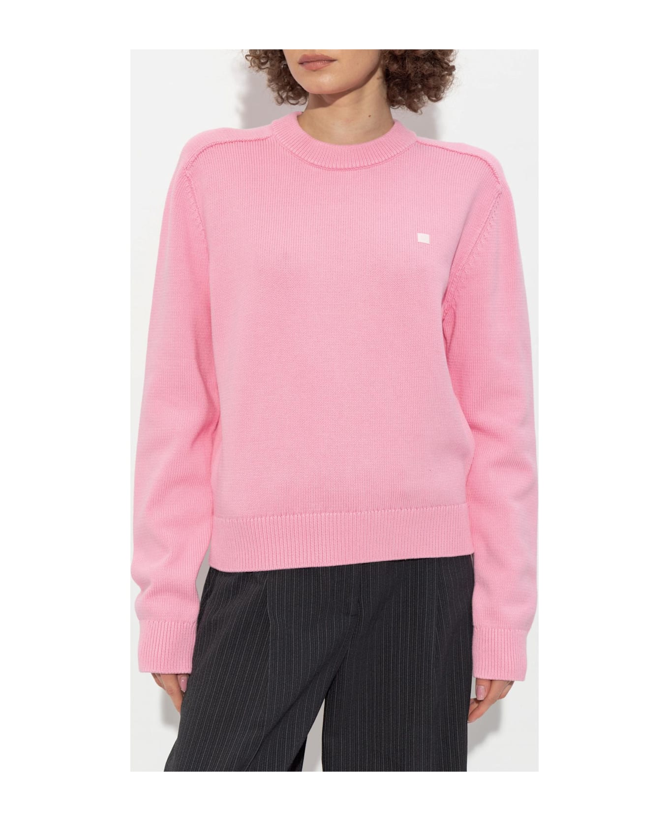 Acne Studios Sweater With Logo - Pink