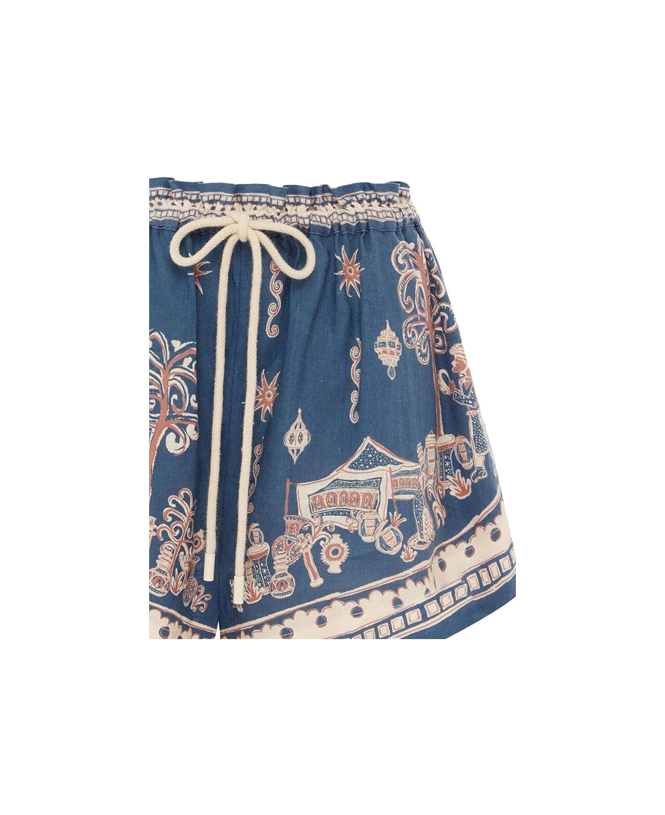 ALEMAIS Short - BLUE/NEUTRALS