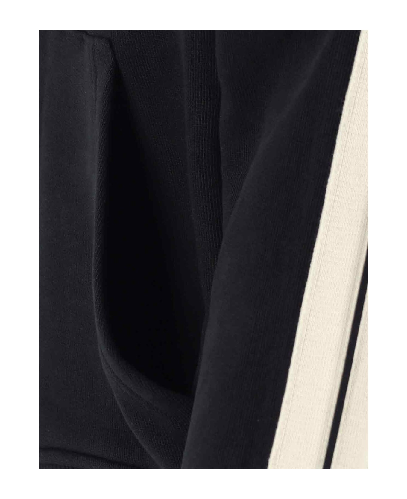 Palm Angels Logo Hoodie - Black  