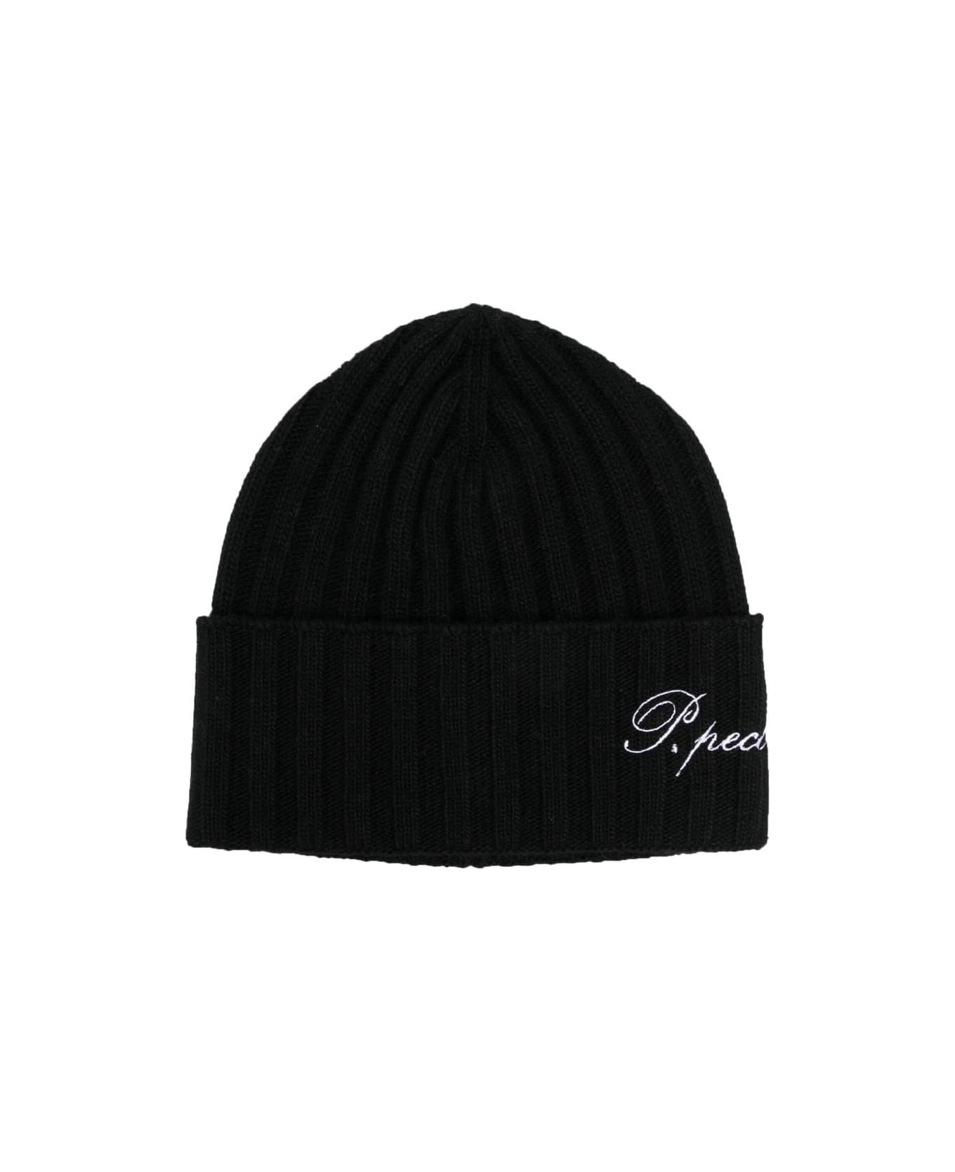 Paolo Pecora Hat With Logo - Black