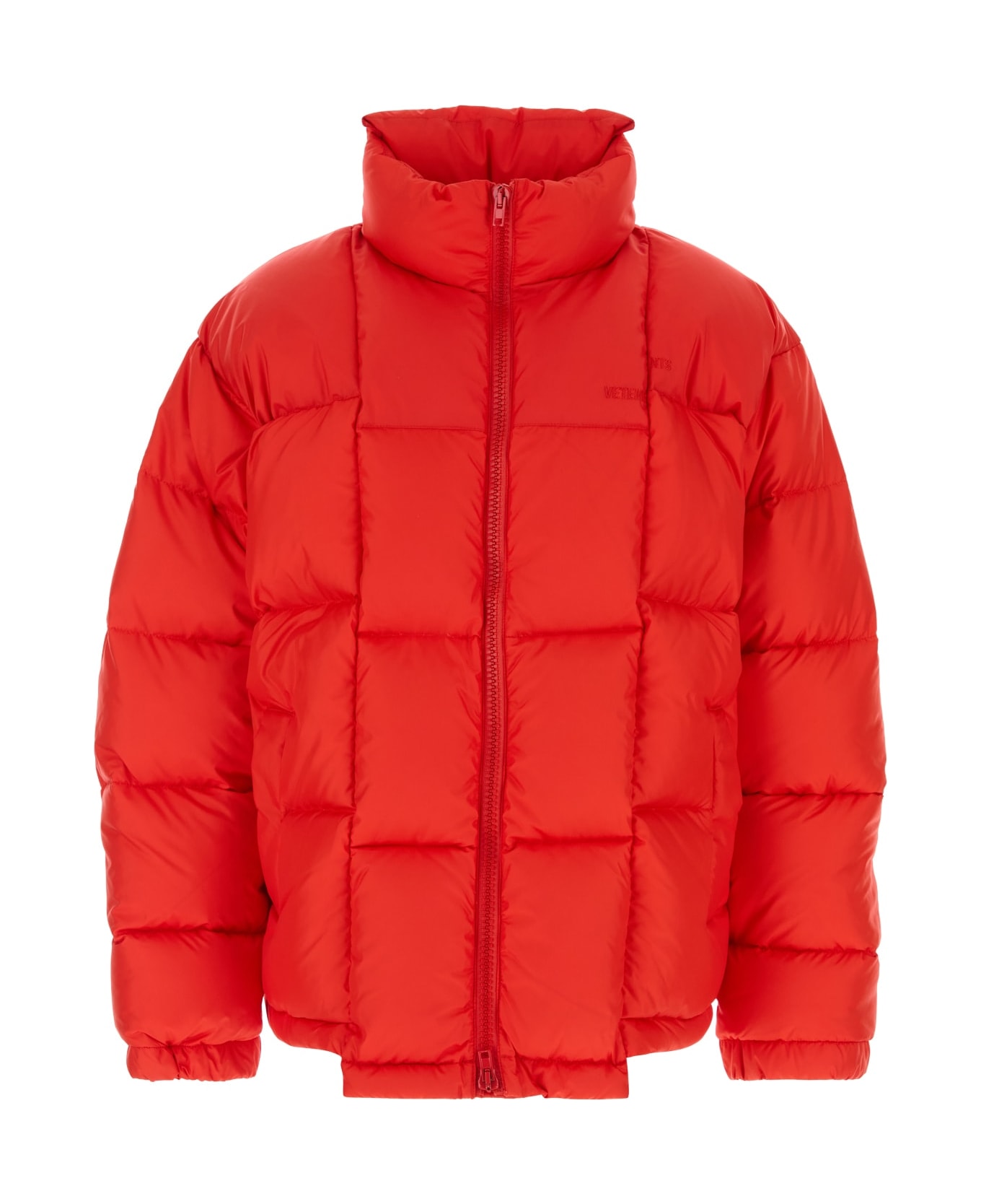 VETEMENTS Cut-up Puffer Jacket - RED