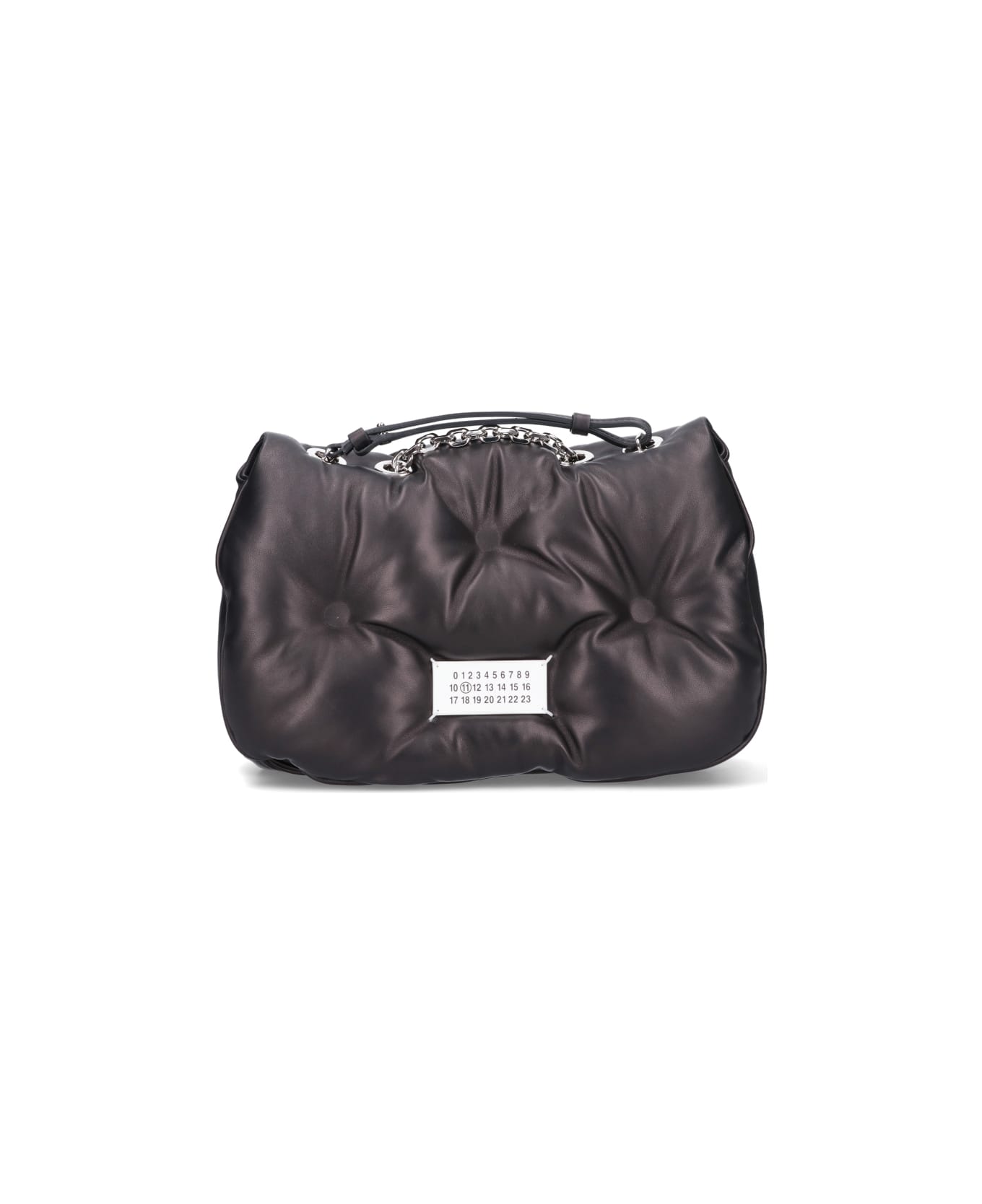 Maison Margiela Medium Bag 
glam Slam Flap
 - Black