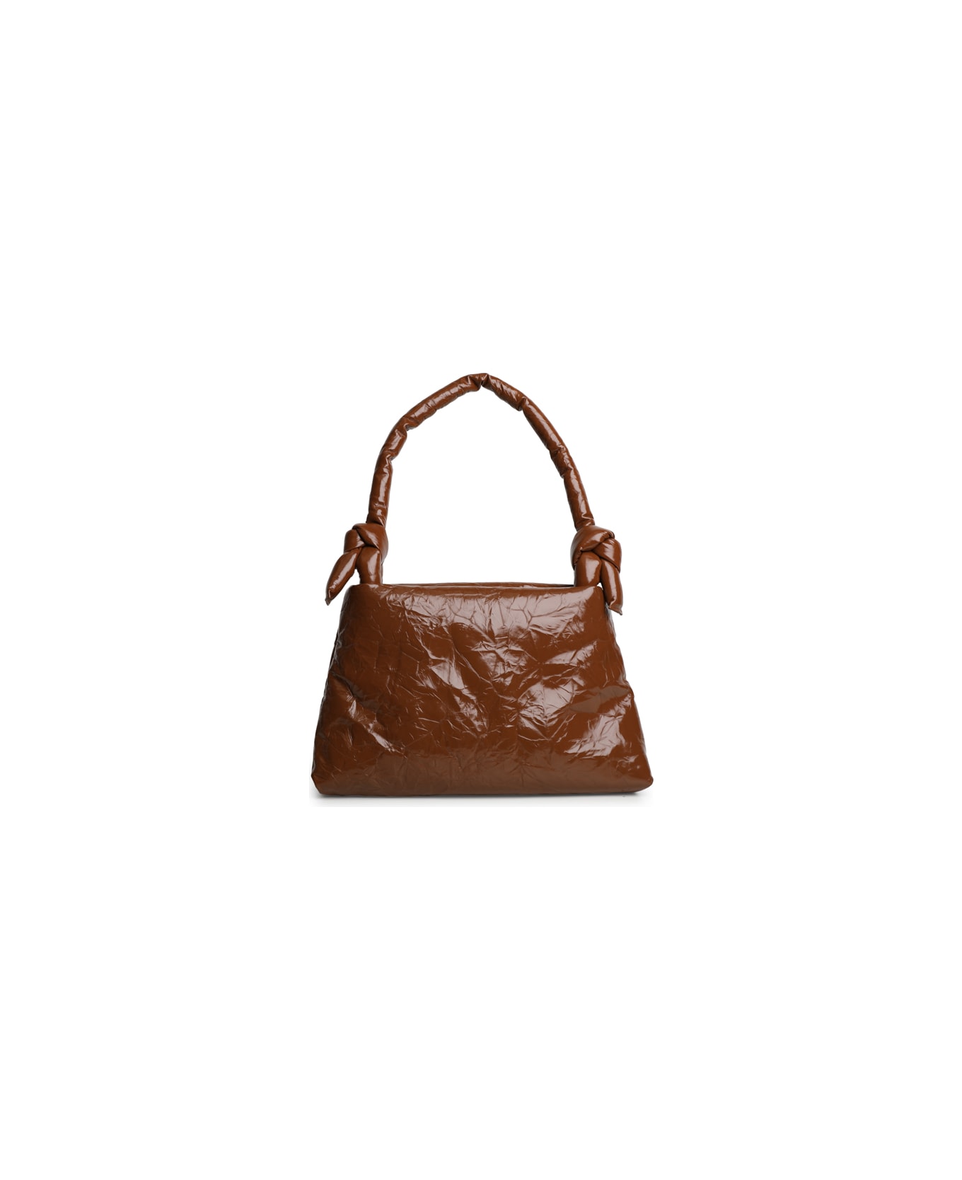 KASSL Editions Lady Bag With Side Knots - Cognac