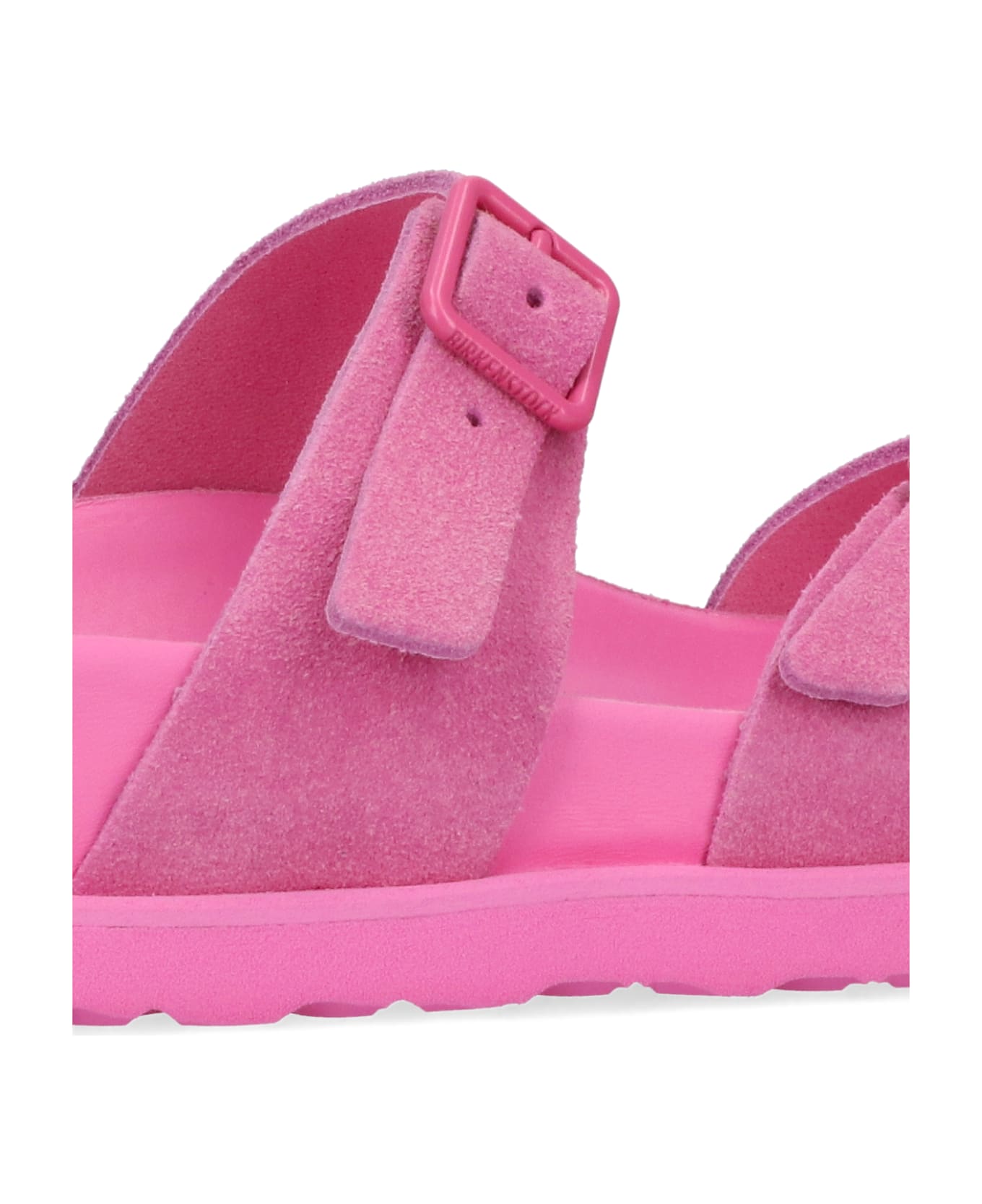 Birkenstock Arizona Suede Effect Sandals - Pink