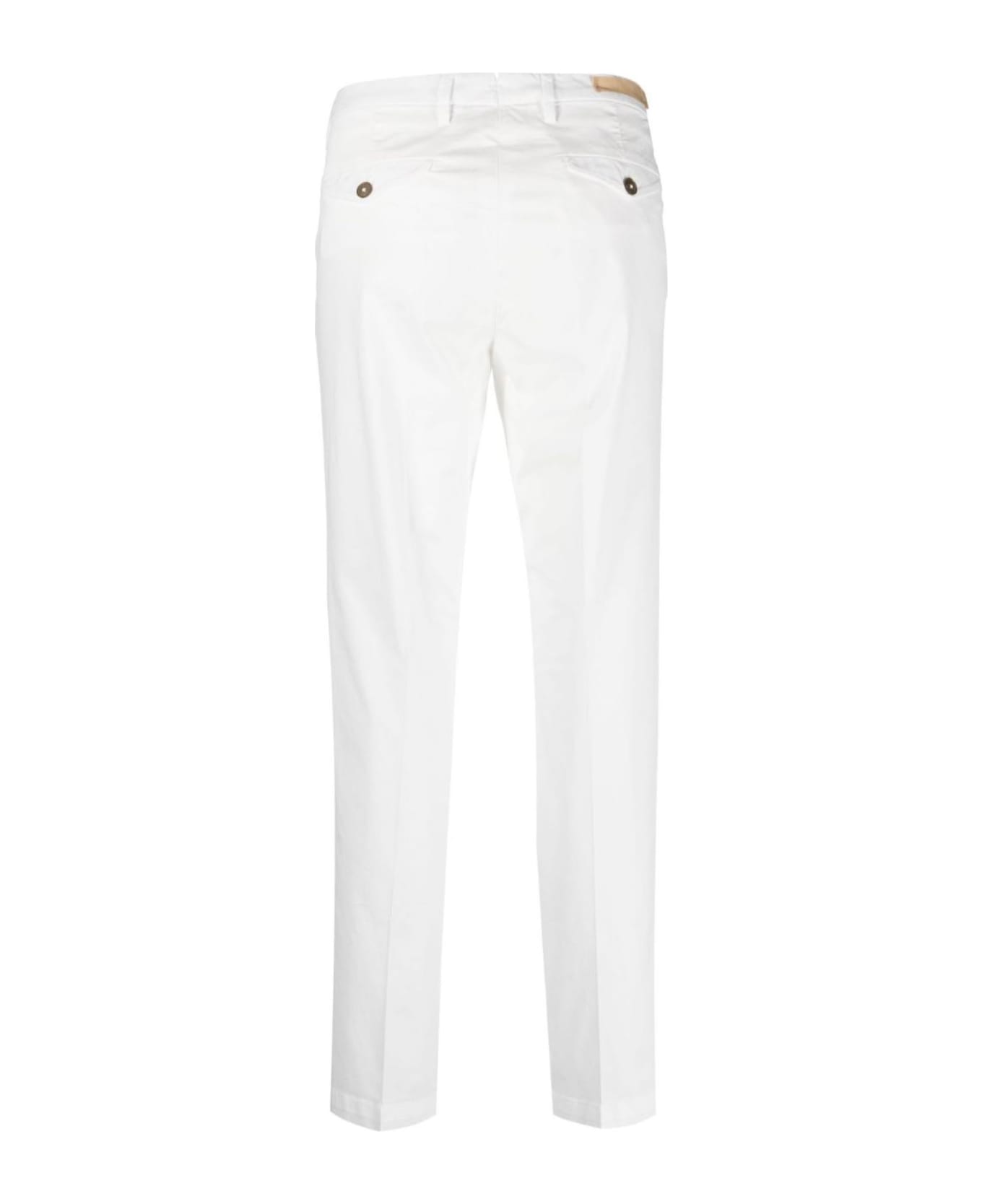 Briglia 1949 White Cotton Trousers - White