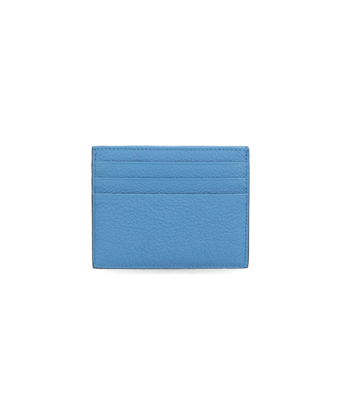 Fendi Signature Card Holder - Light blue 財布