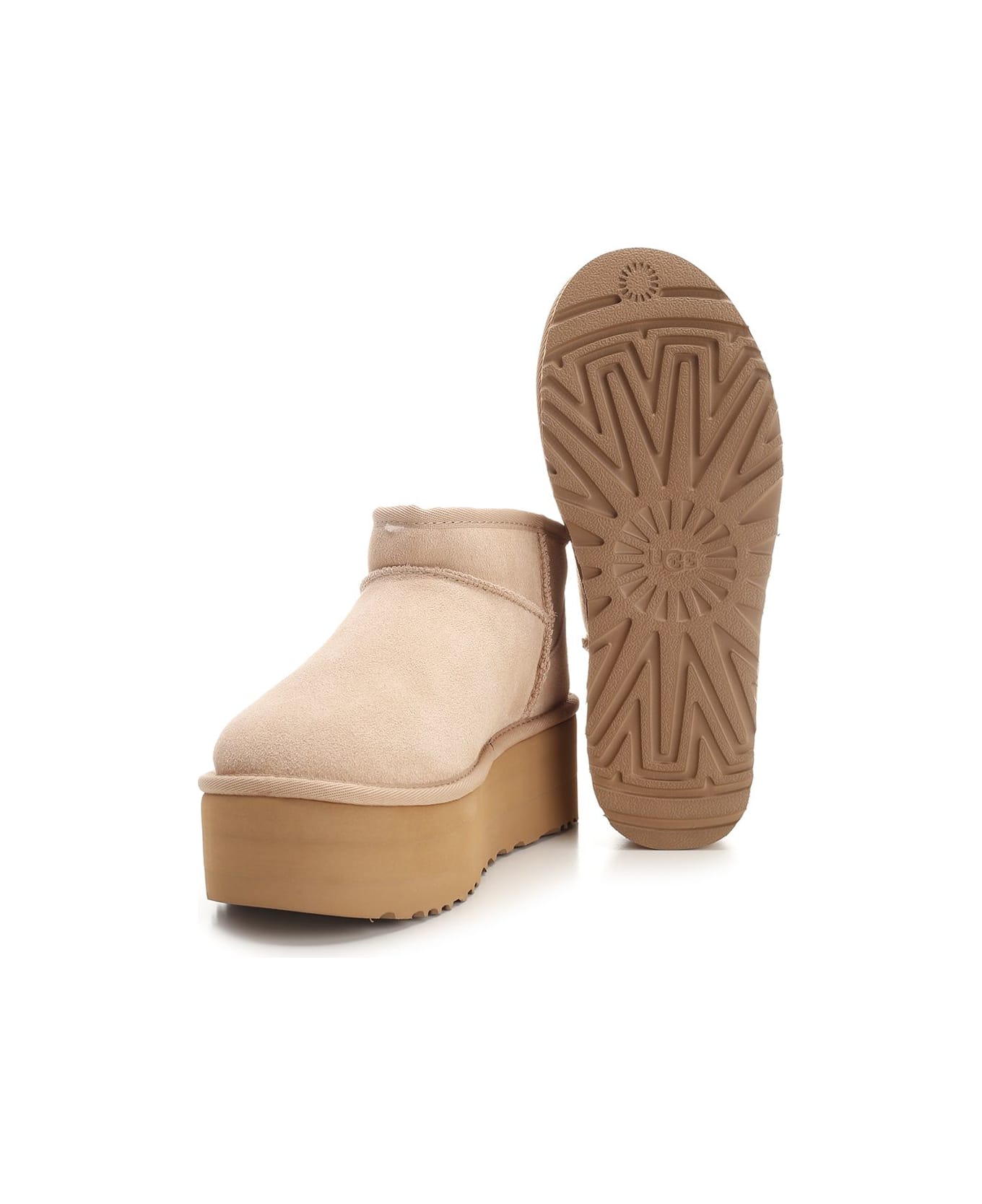 UGG 
classic Ultra Mini
 Ankle Boots - Beige
