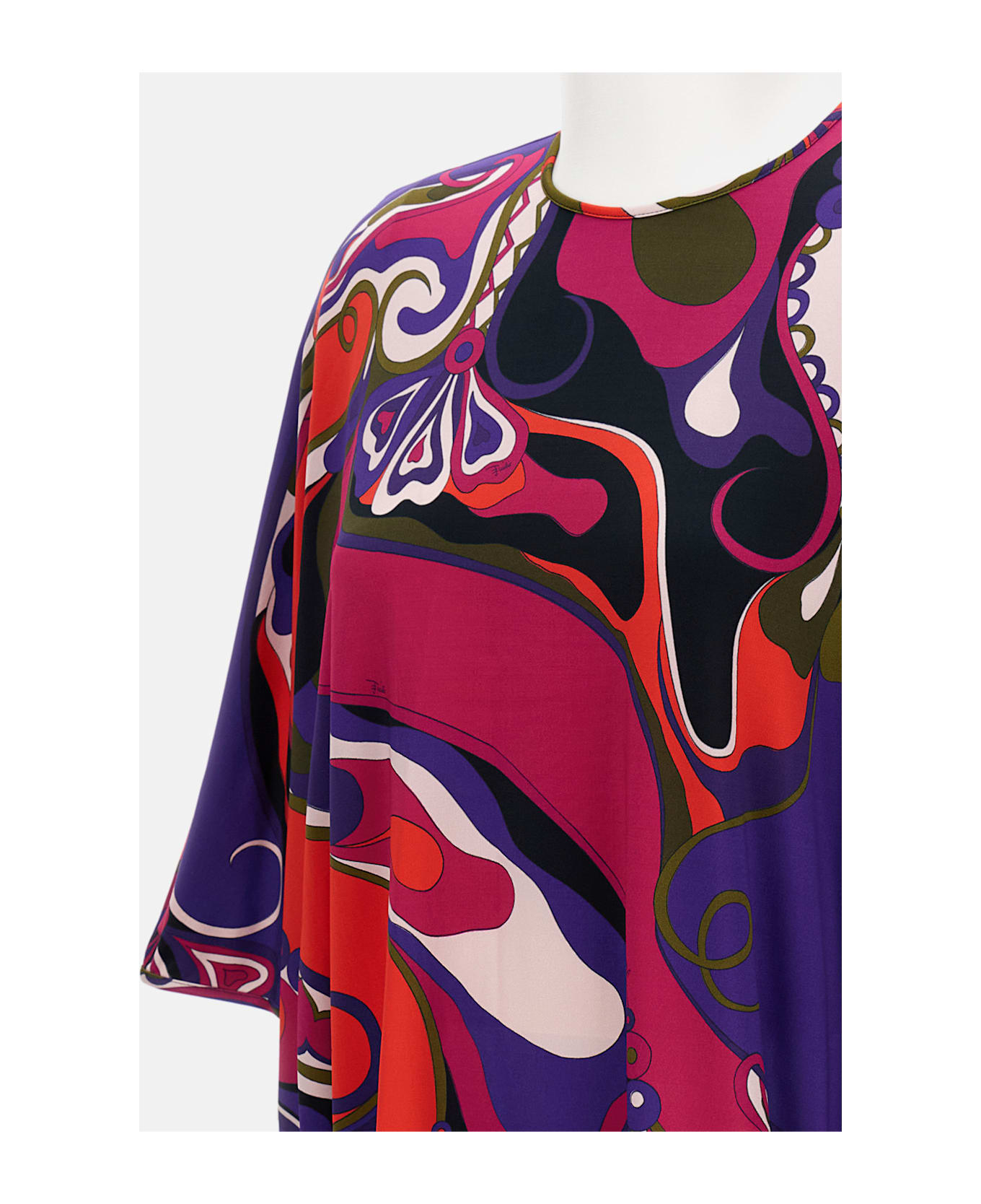 Pucci Satin Jersey Blouse - MultiColour