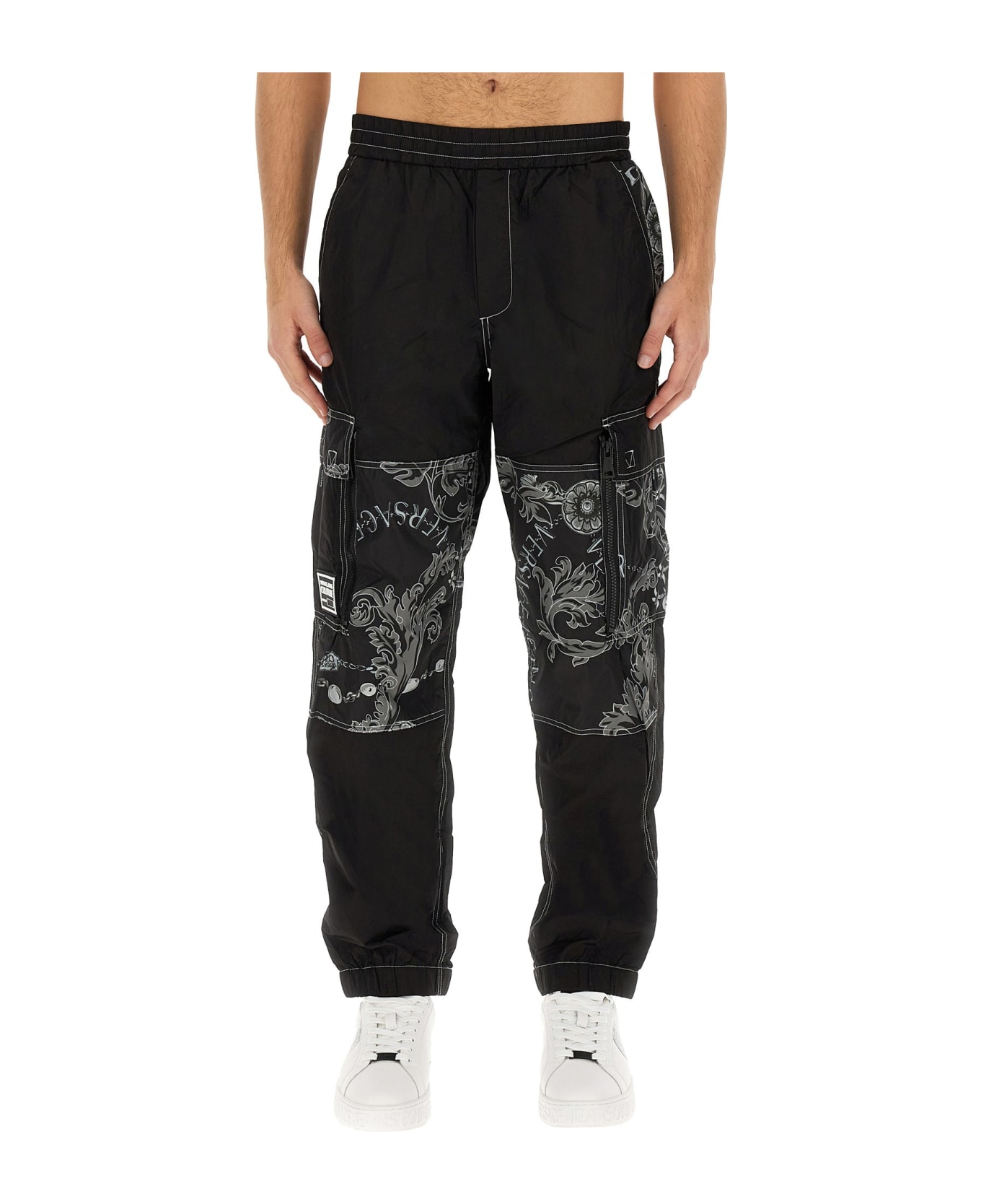 Versace Jeans Couture Chain Couture Pants - NERO