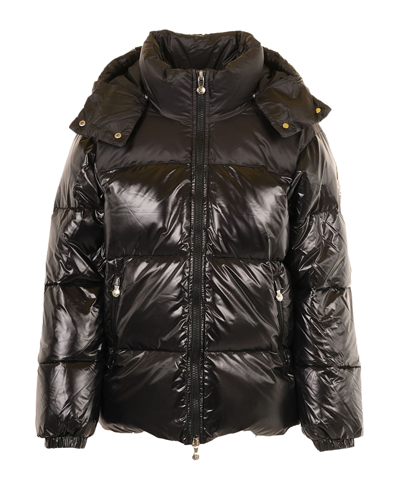 Pyrenex Down Jacket With Hat Lively - Black