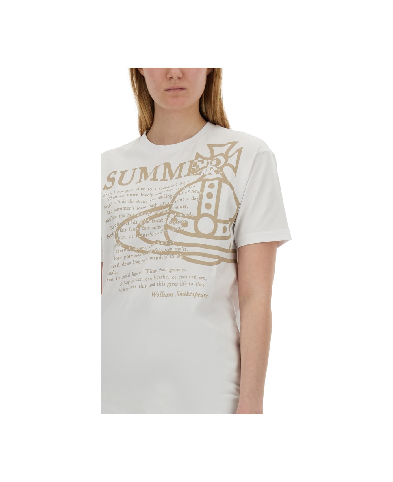 Vivienne Westwood "summer Classic" T-shirt - WHITE