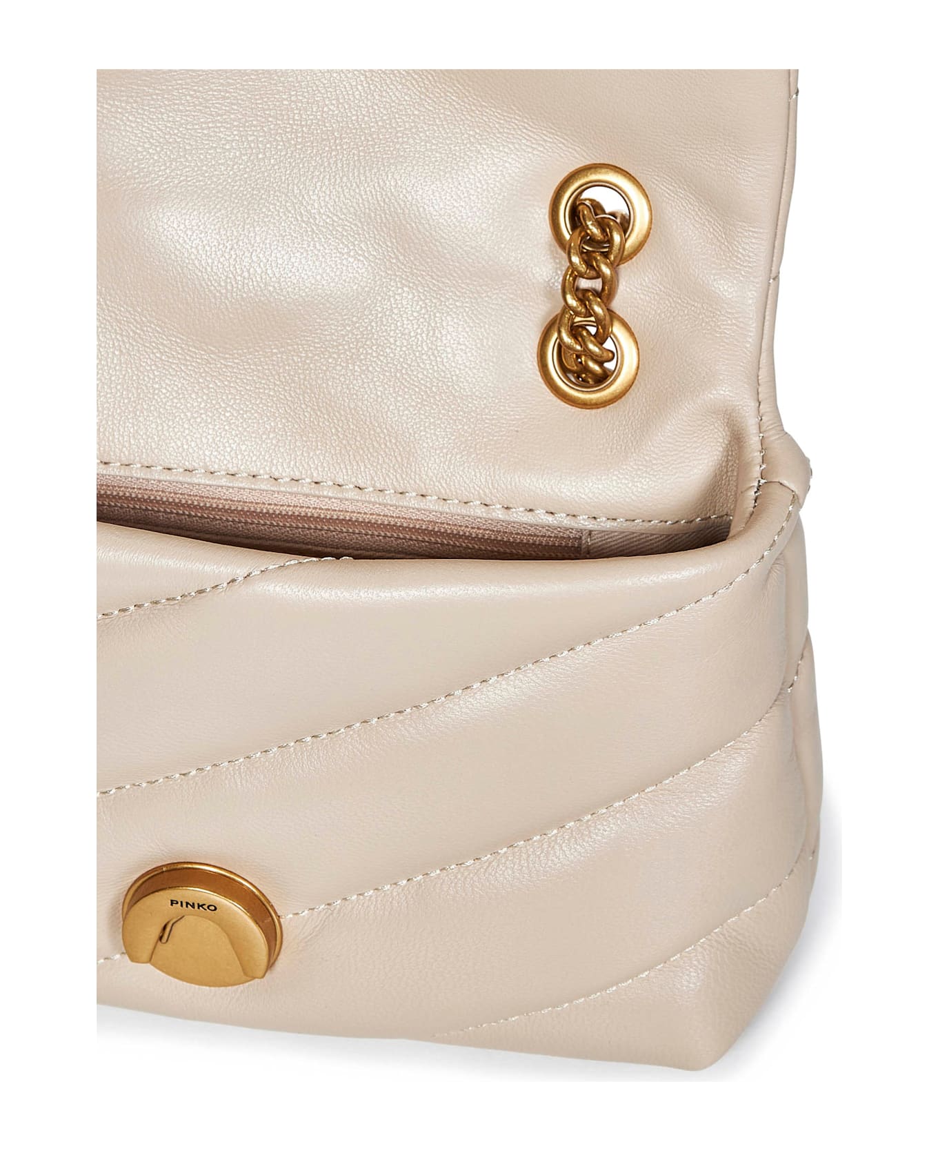 Pinko Love Baby Puff Shoulder Bag - Natural