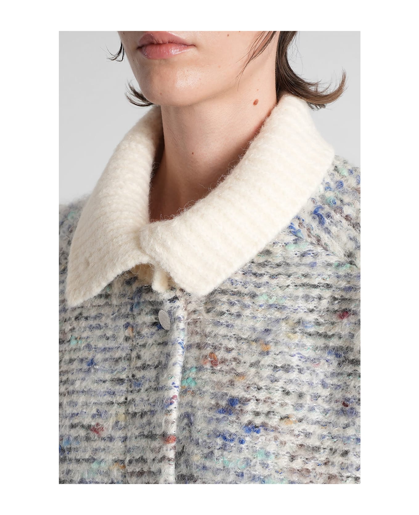 IRO Simone Casual Jacket In Multicolor Acrylic - multicolor