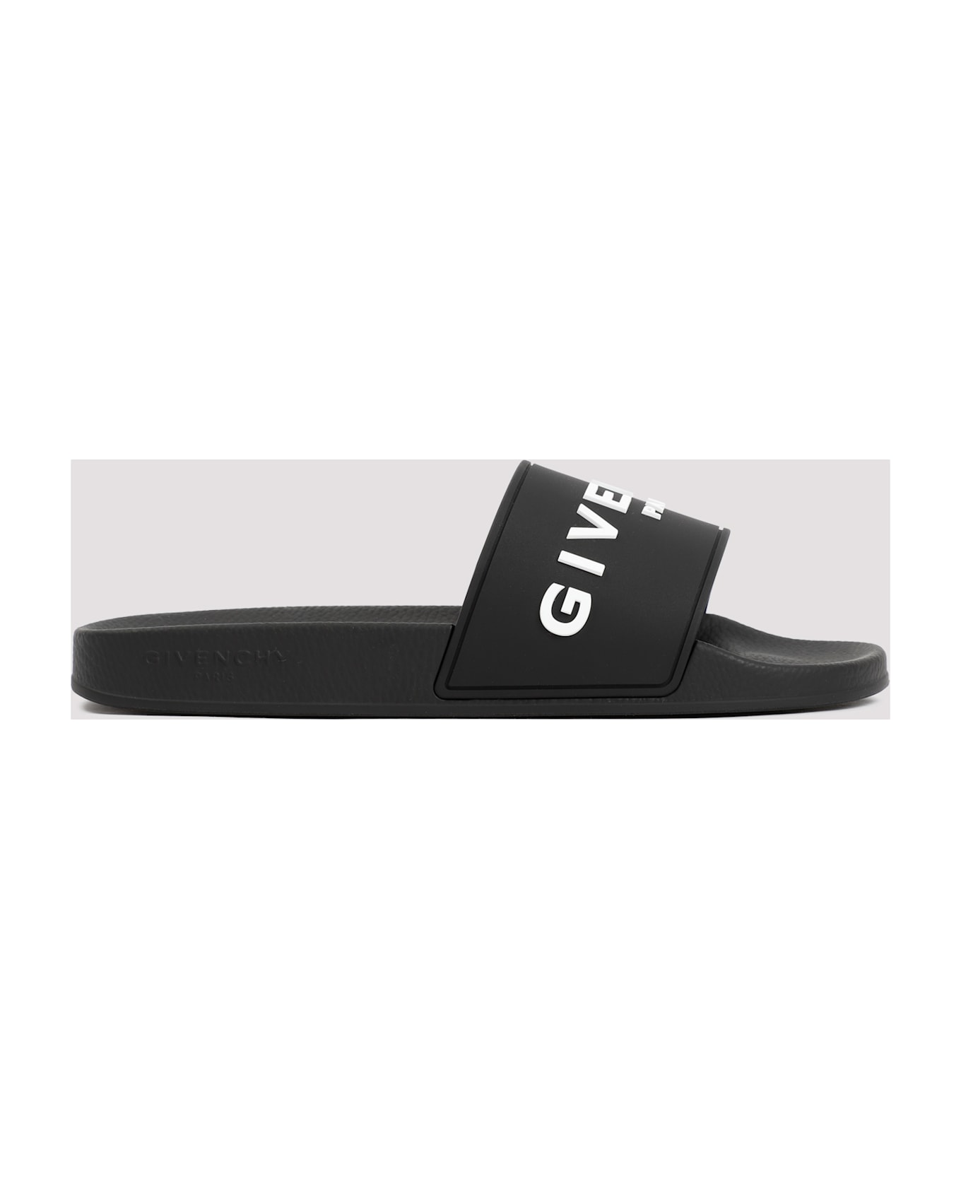 Givenchy Logo Detailed Slides - Black