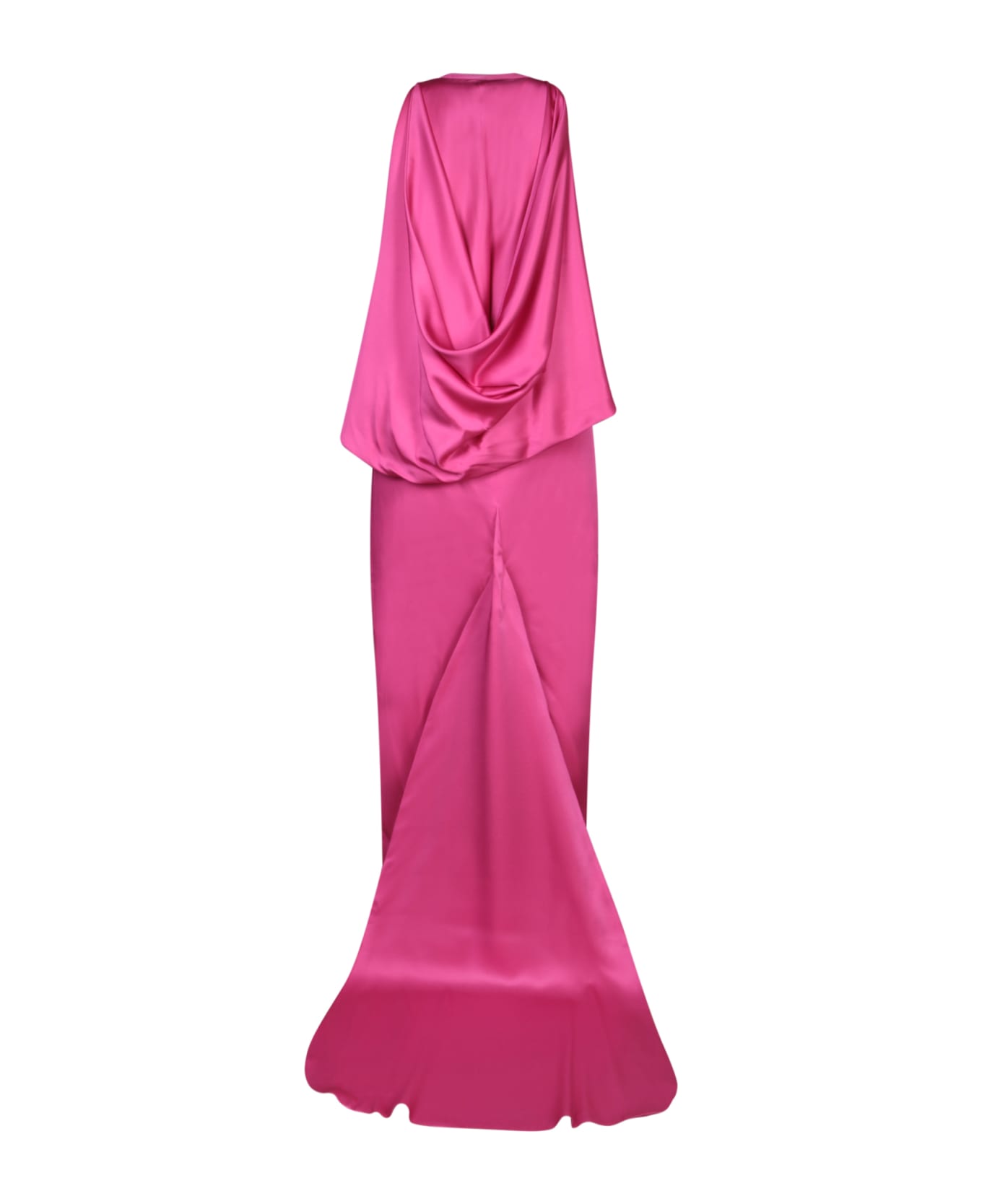Giuseppe di Morabito Pink Viscose Long Halter Dress - Pink ワンピース＆ドレス