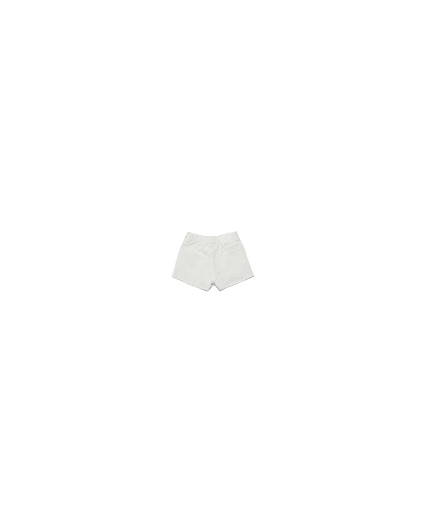 MM6 Maison Margiela Shorts Metallizzati - White ボトムス