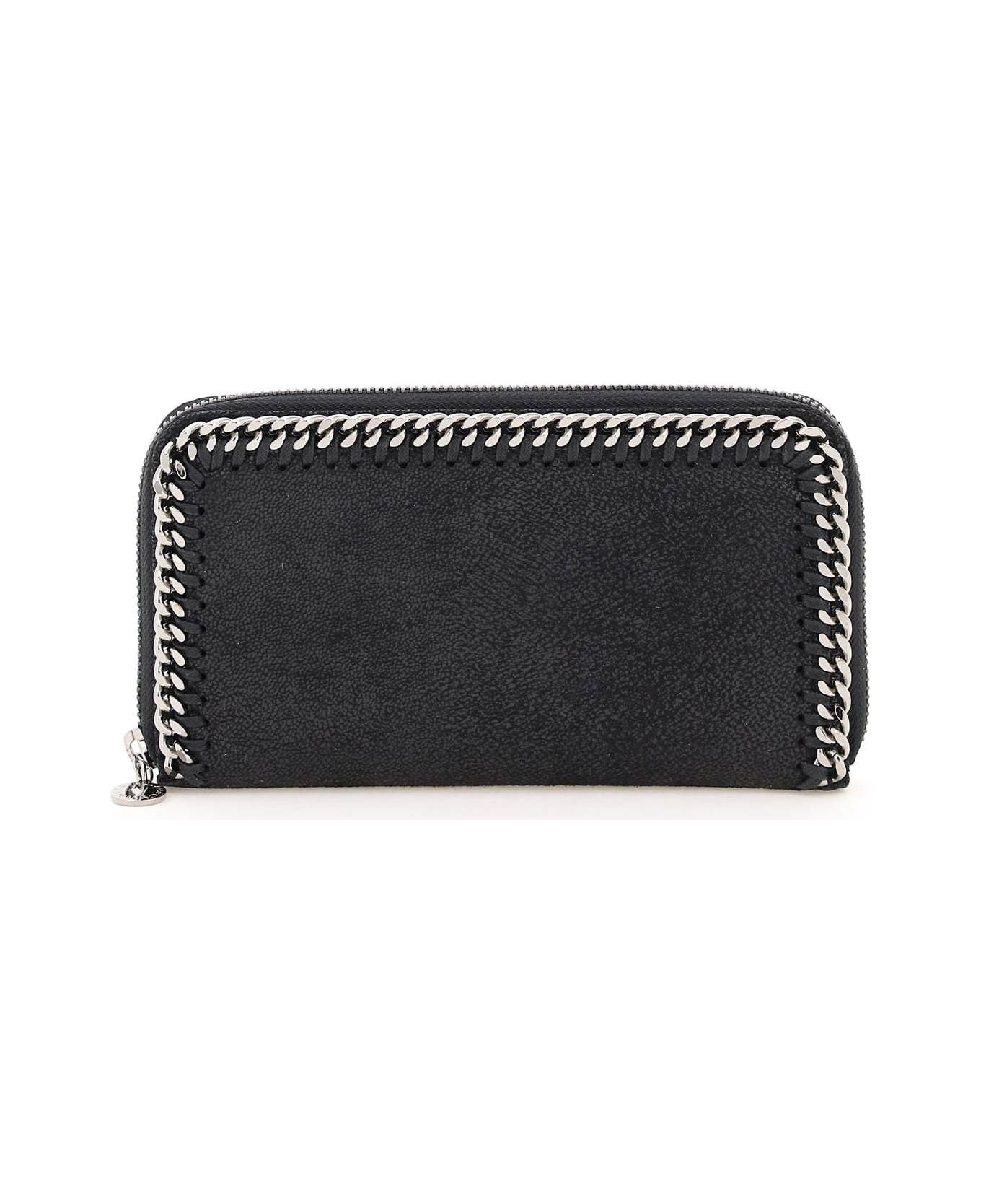 Stella McCartney Falabella Zip-around Wallet - Black 財布