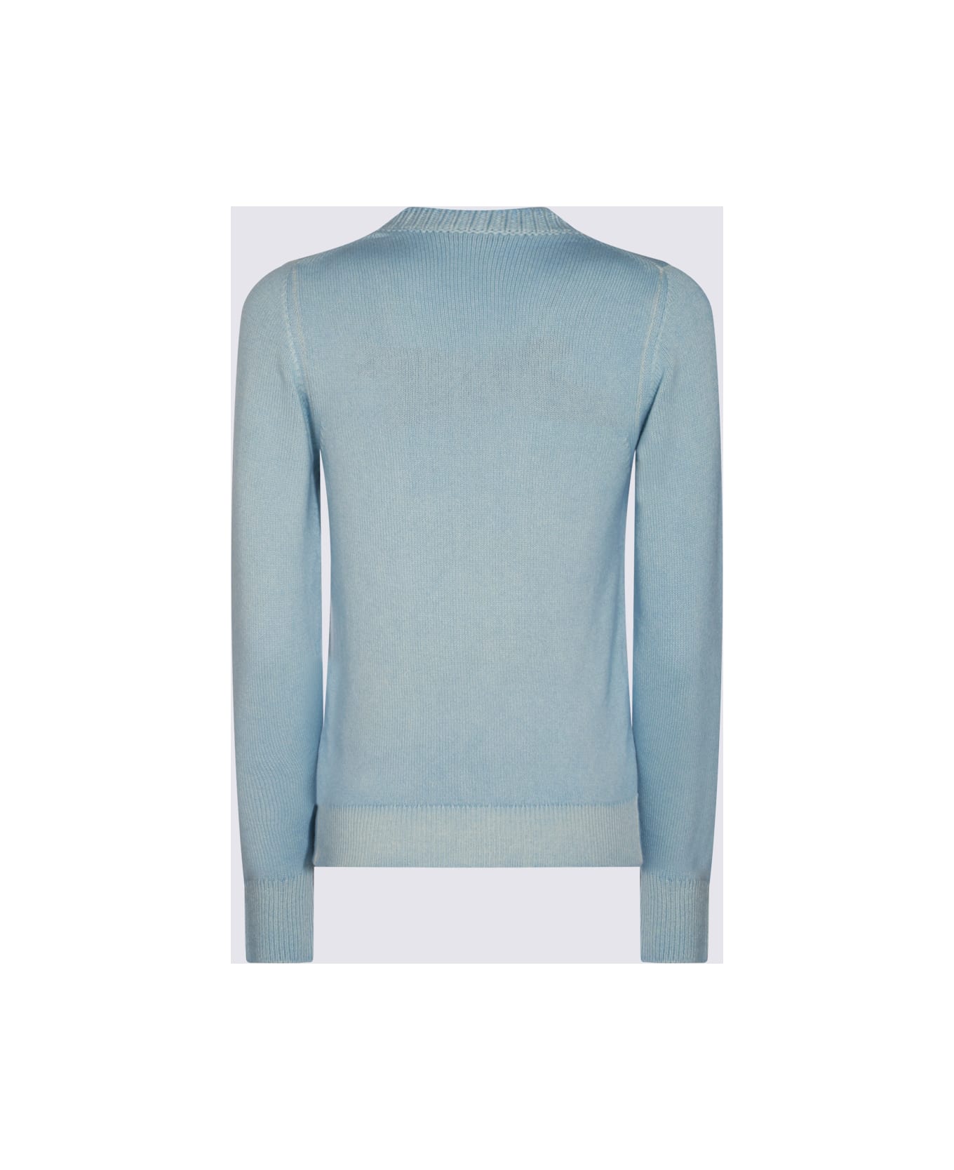 Cruciani Light Blue Wool Knitwear - Blue