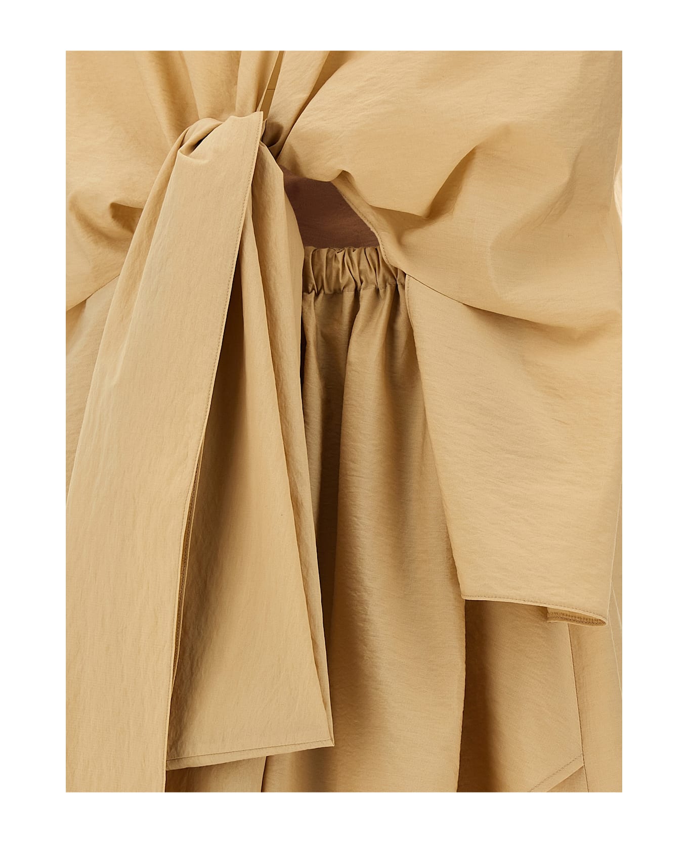 Fabiana Filippi Paper Hand Dress - Beige