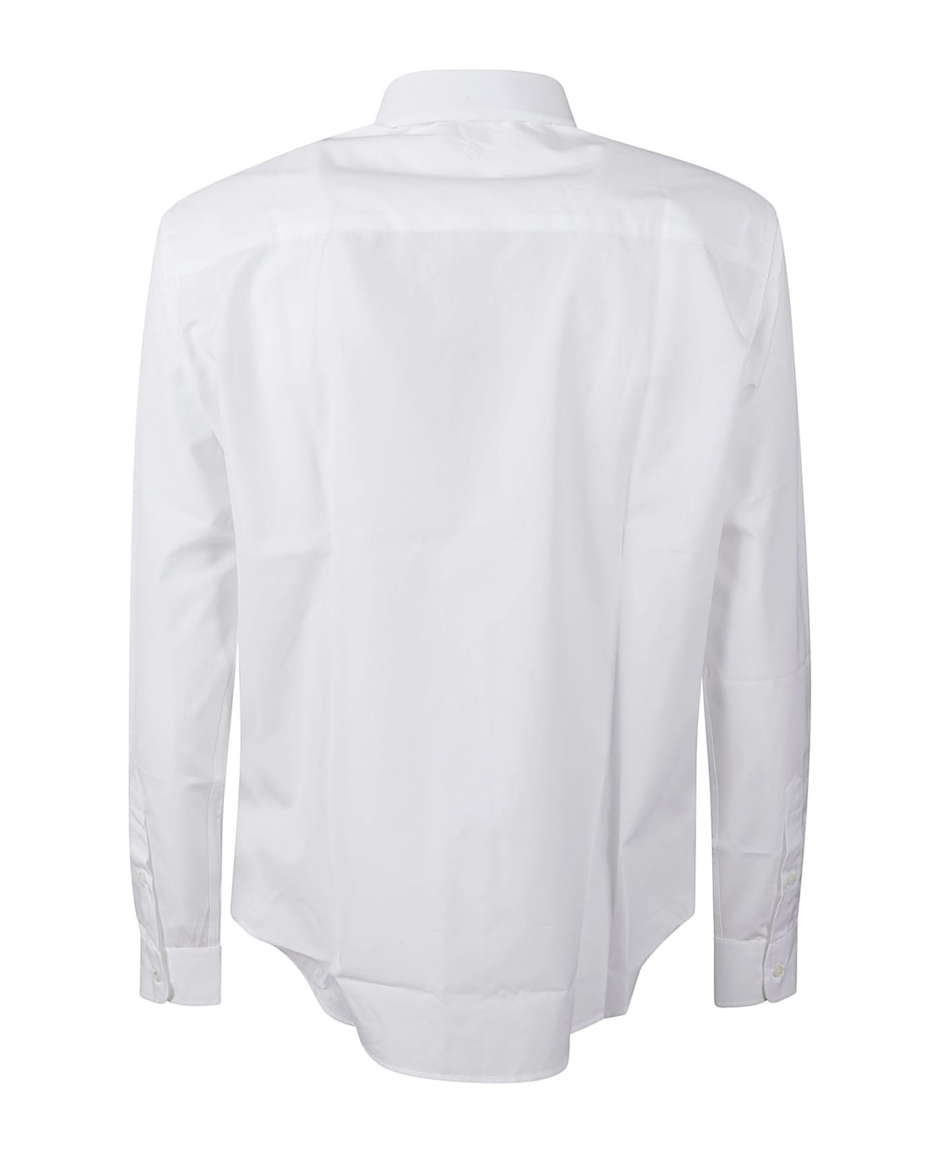 Ami Alexandre Mattiussi Round Hem Plain Shirt - White