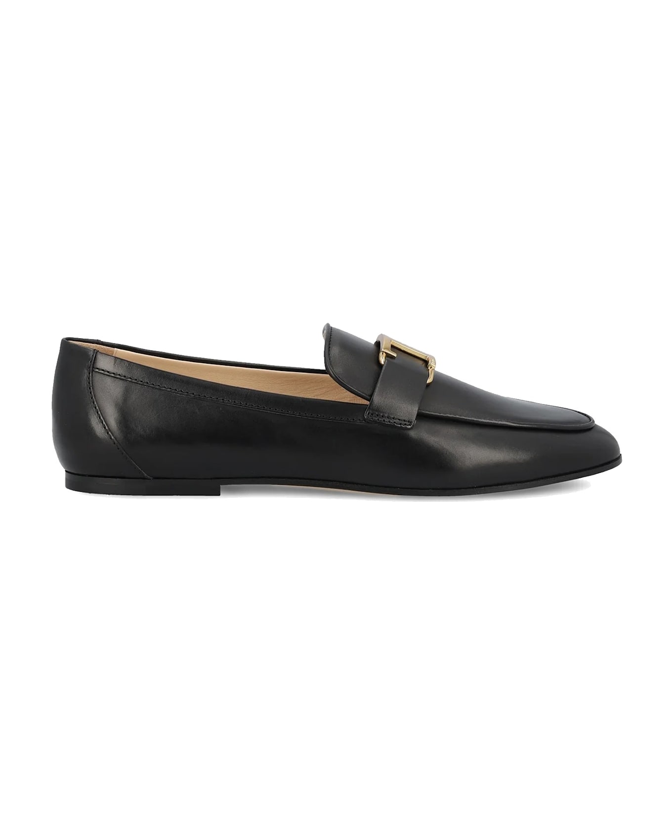Tod's T Timeless Leather Loafers - Black