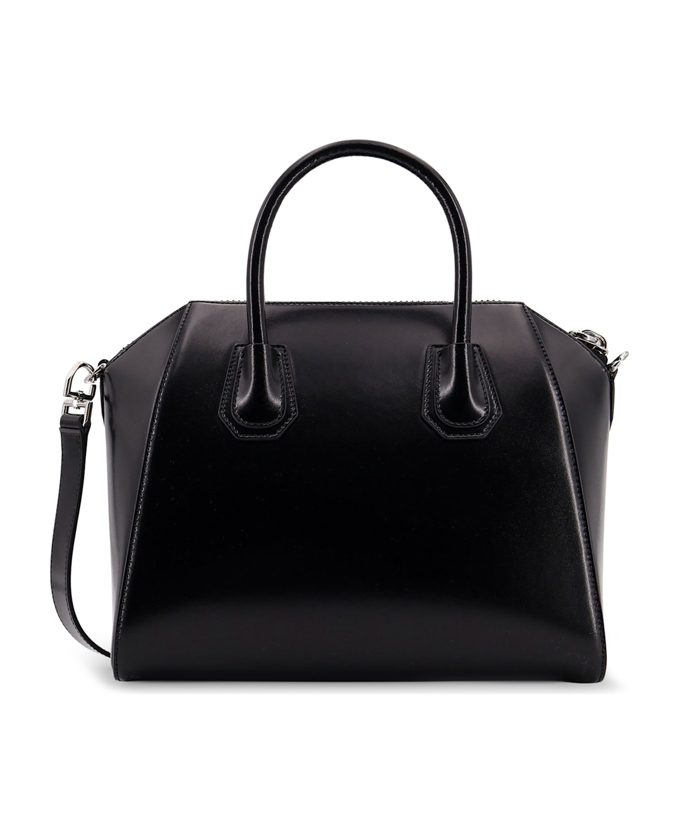 Givenchy Antigona Small Leather Shoulder Bag - Black