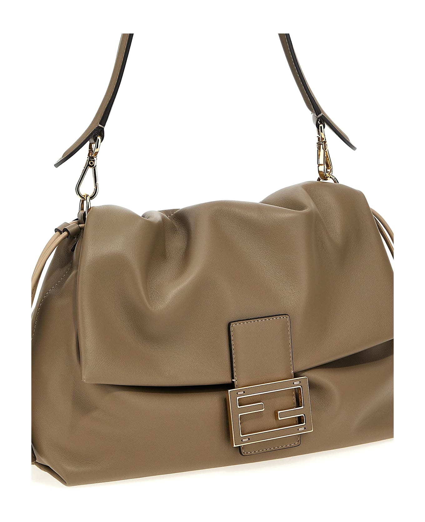 Fendi 
mamma Baguette Large
 Shoulder Bag - Gray