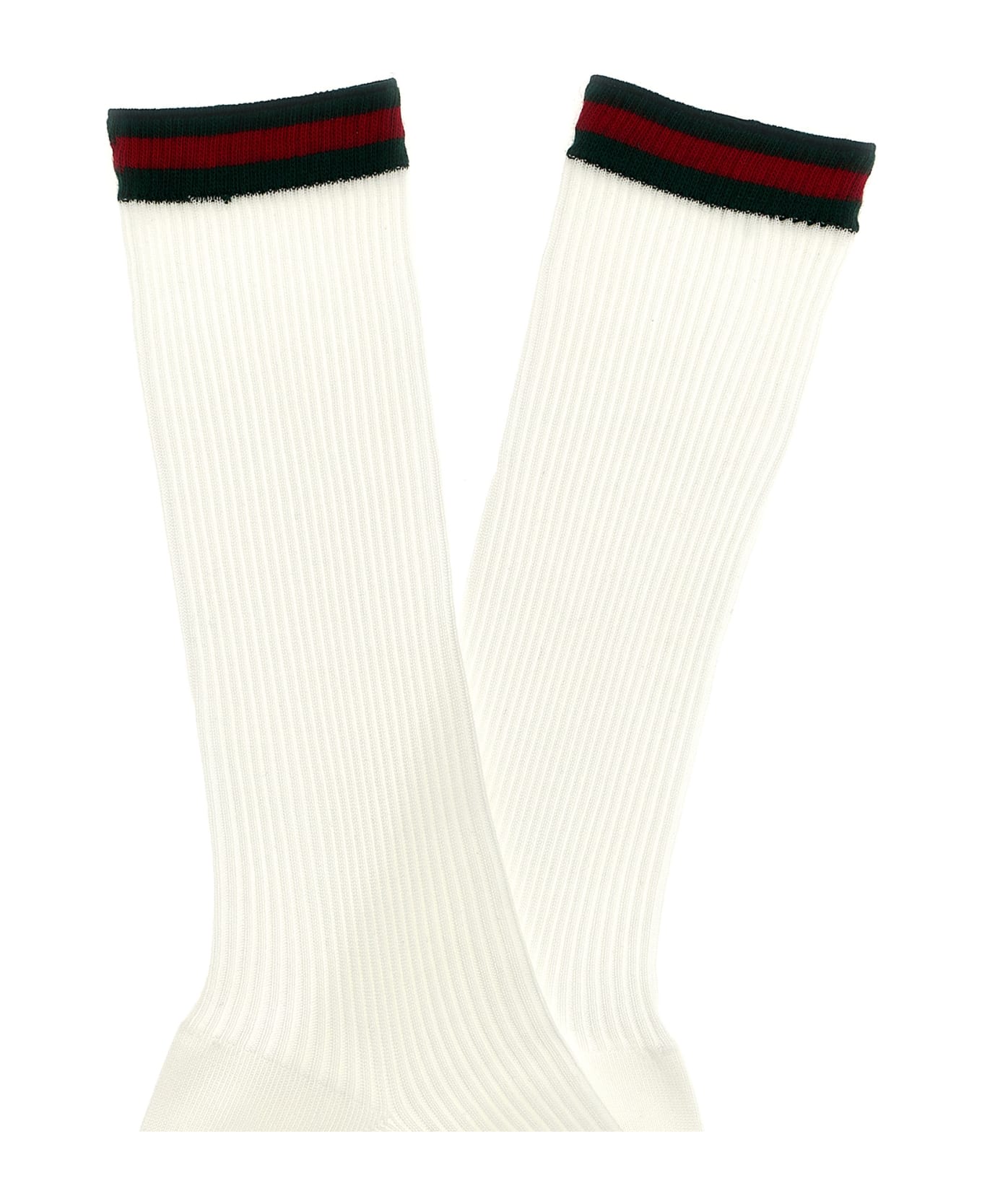 Gucci Web Tape Socks - White