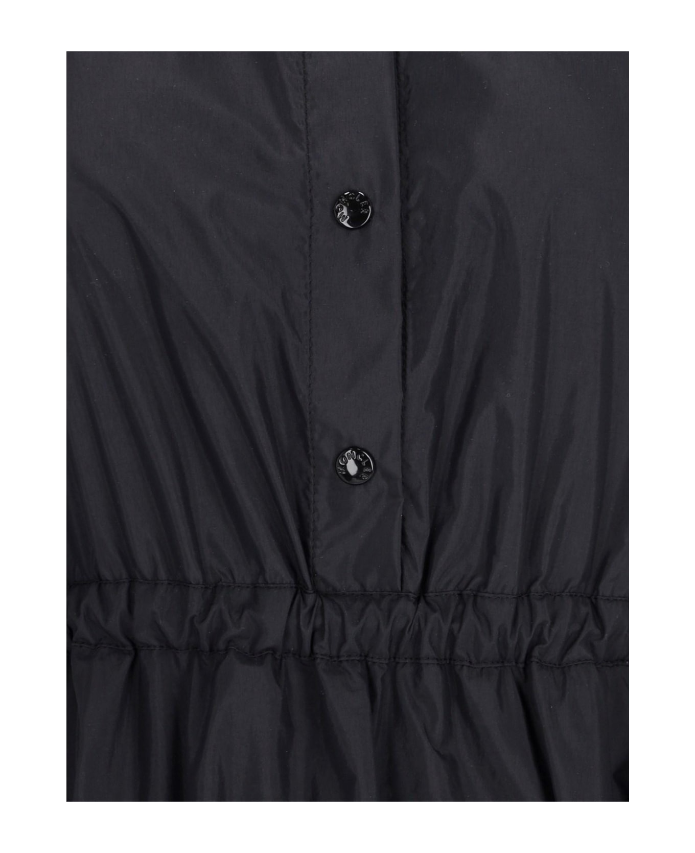 Moncler Shirt Midi Dress - Black ジャケット