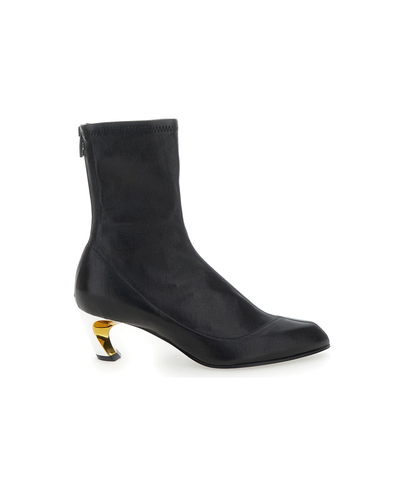 Alexander McQueen Boot Armadillo Heel - Black