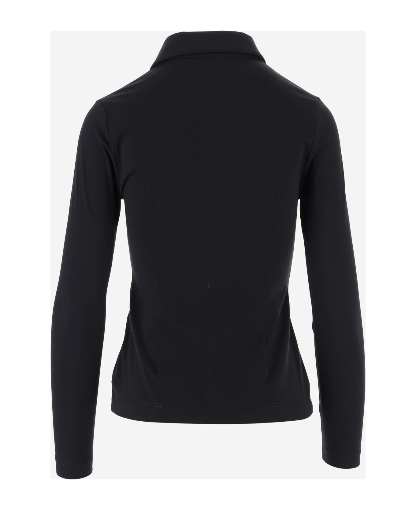 Balenciaga Stretch Jersey Shirt - Black