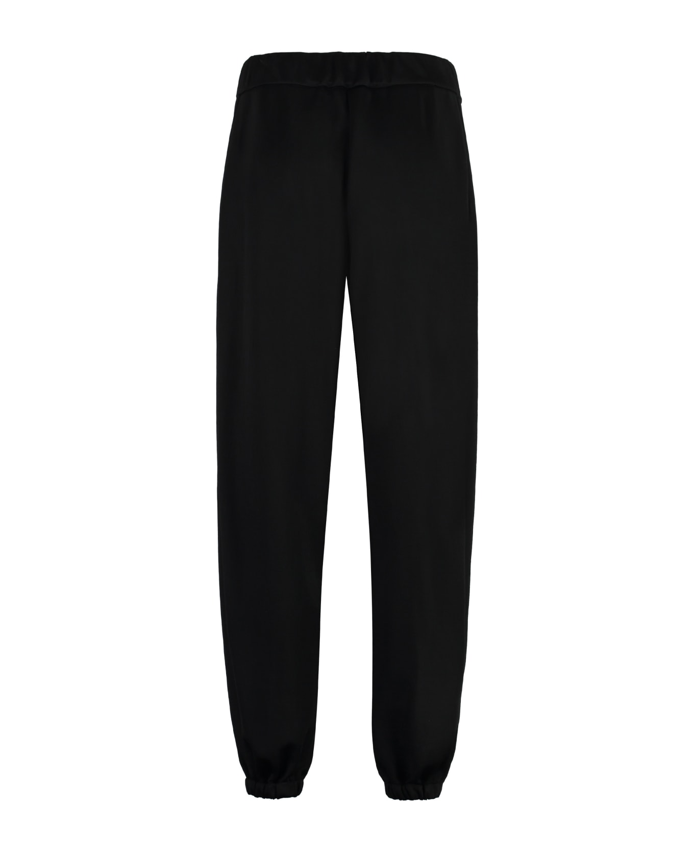 Jil Sander High-waist Tapered-fit Trousers - black