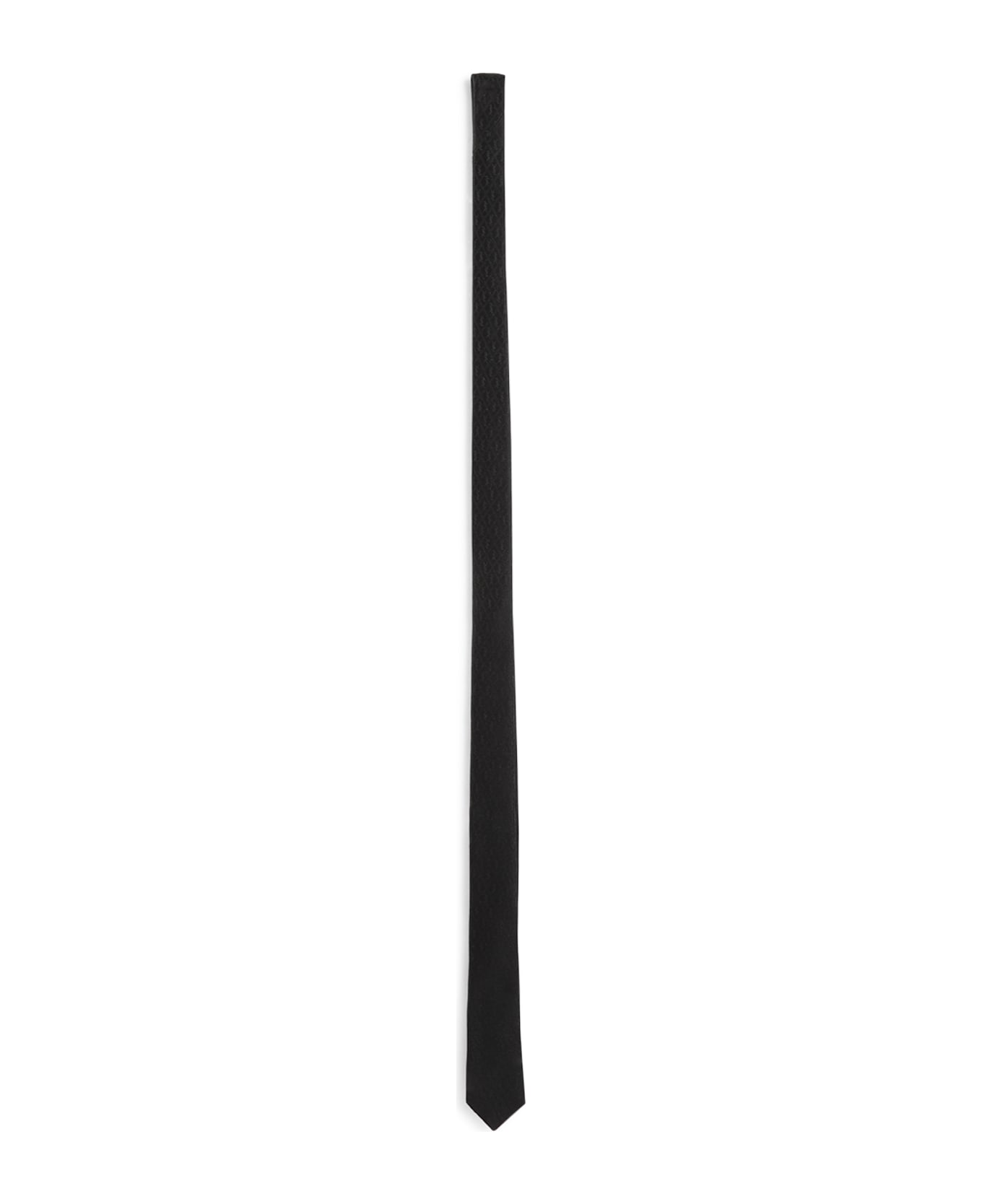 Saint Laurent Monogramme Tie - Black Black