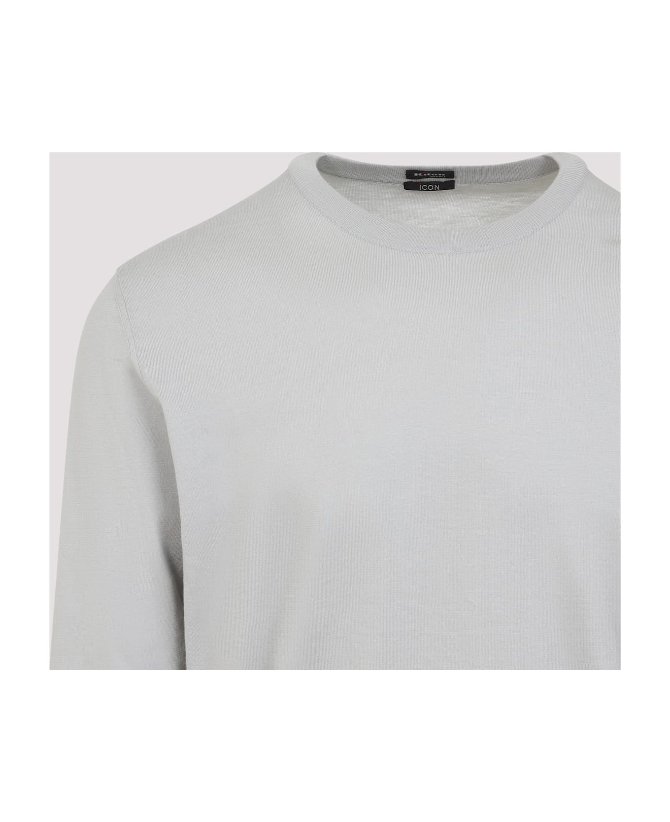 Kiton Cotton Pullover - Grigio Ghiaccio