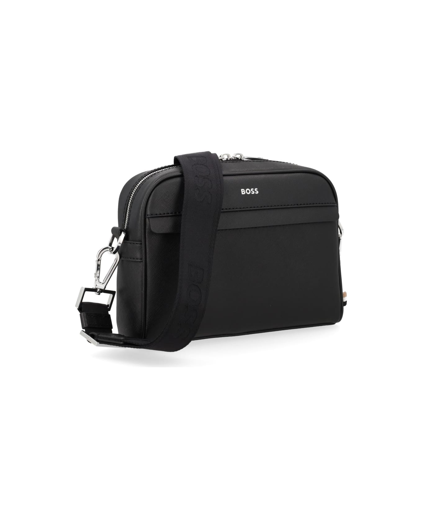 Hugo Boss Bag With Logo - BLACK