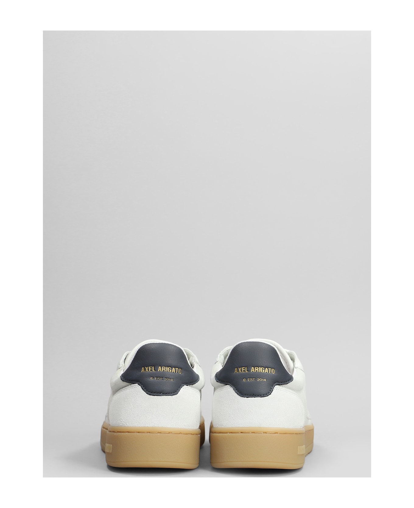 Axel Arigato Dice T-toe Sneakers In White Suede And Leather - WHITE