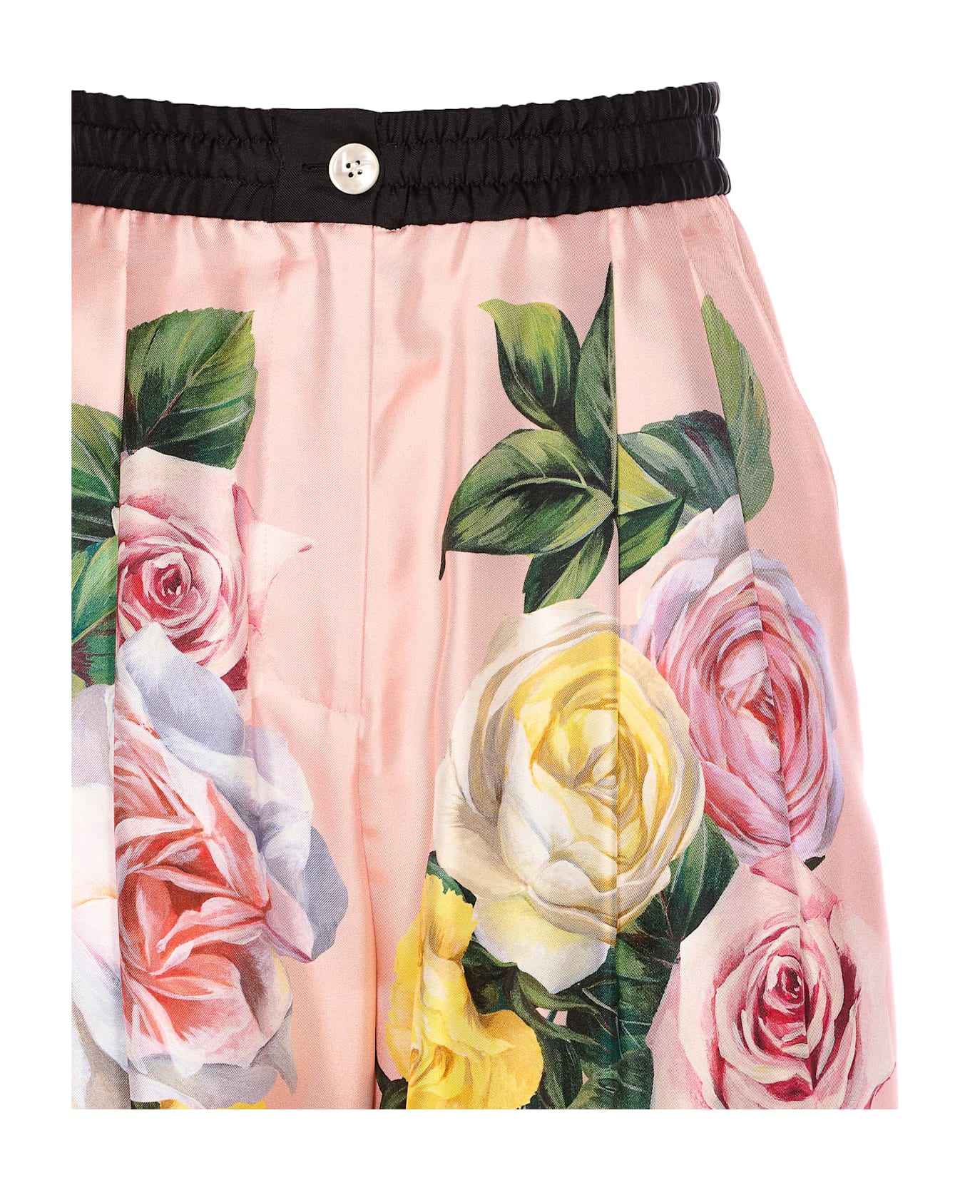 Dolce 
Gabbana Peonie And Rose Print Pants - Pink