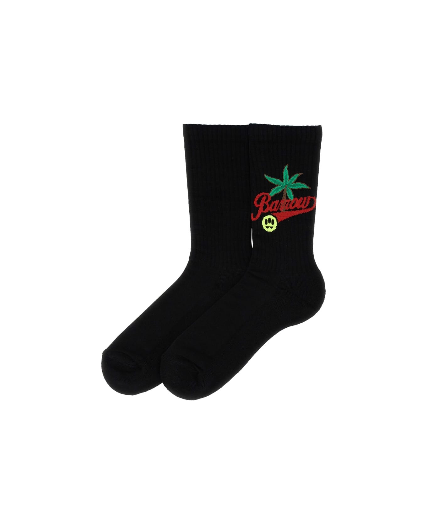 Barrow Socks With Logo - BLACK 靴下