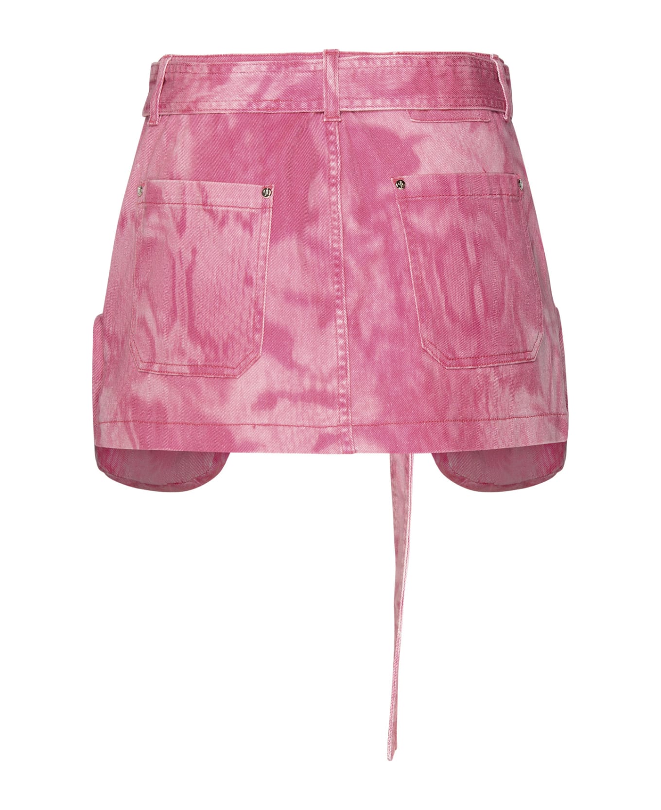 Blumarine Pink Cotton Mini Skirt - Pink スカート
