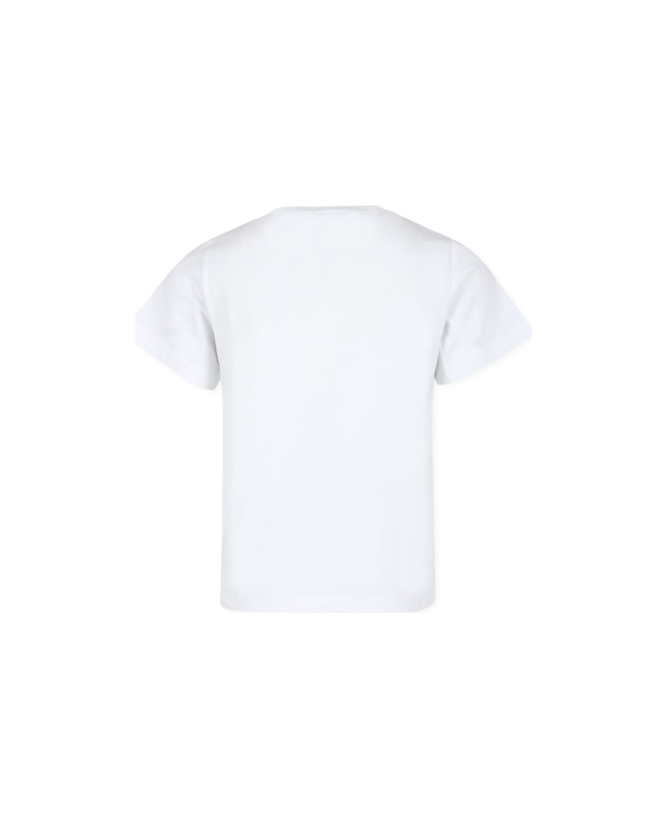 Stella McCartney White T-shirt For Boy With Hunted House - White