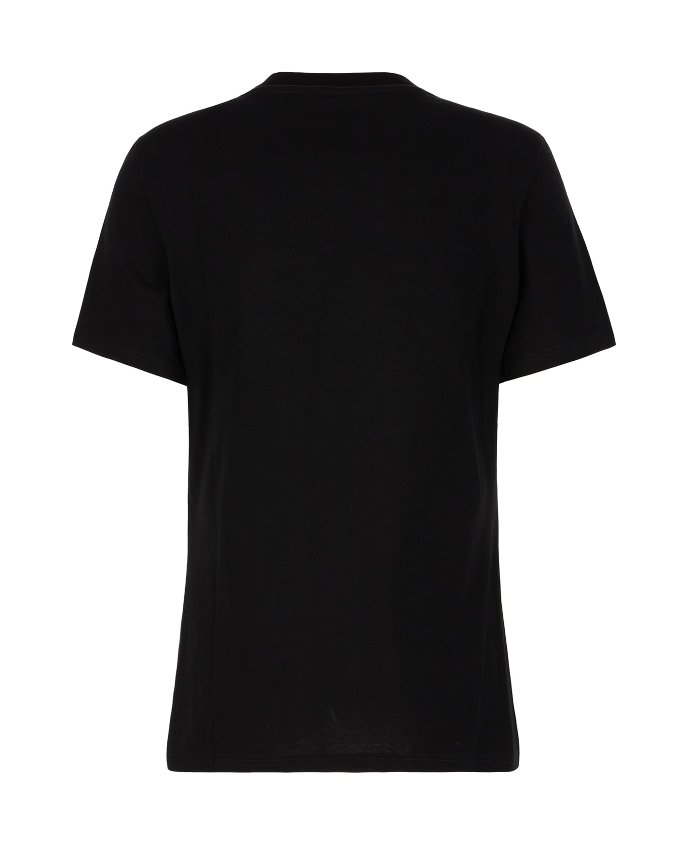 Versace Black Cotton T-shirt - BLACK