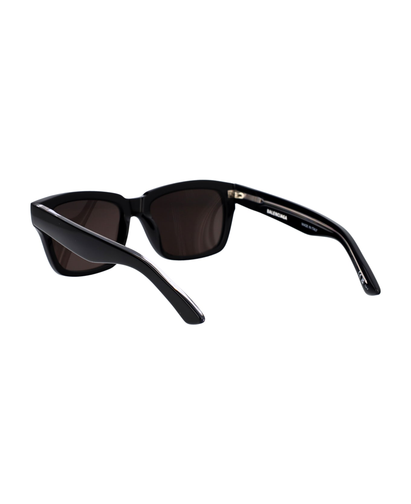 Balenciaga Eyewear Bb0346s Sunglasses - 001 BLACK BLACK GREY