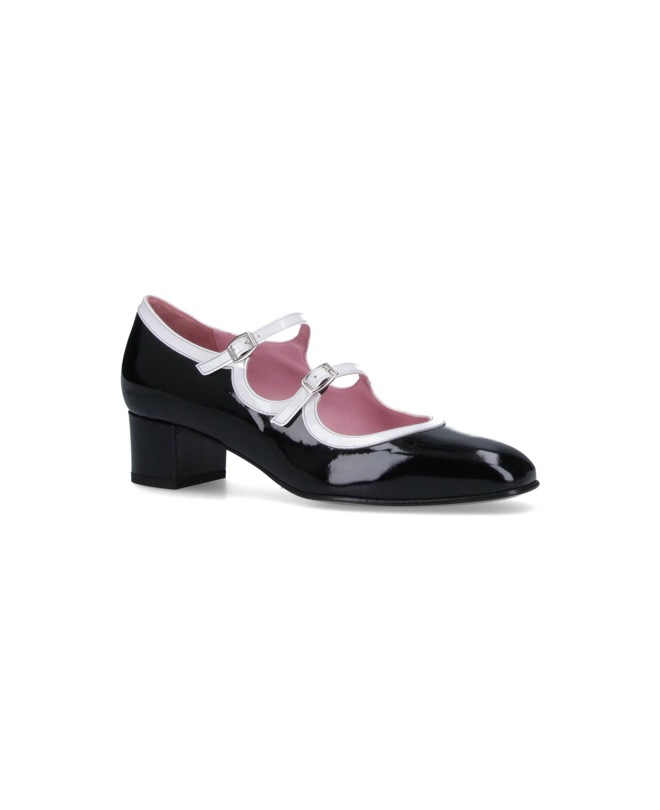 Carel Mary Jane Pumps "bleuet" - Black  