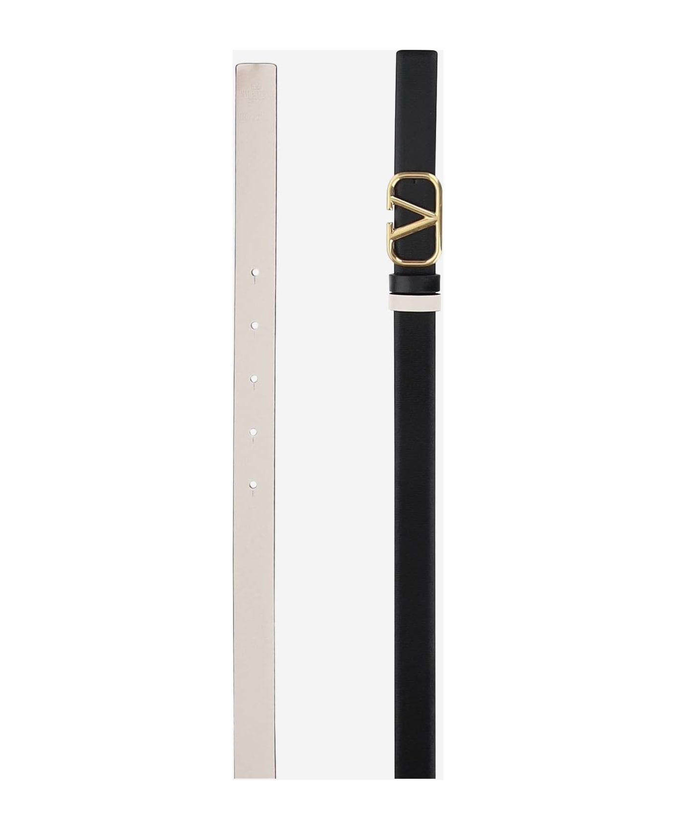 Valentino Garavani Vlogo Signature Reversible Belt - Black