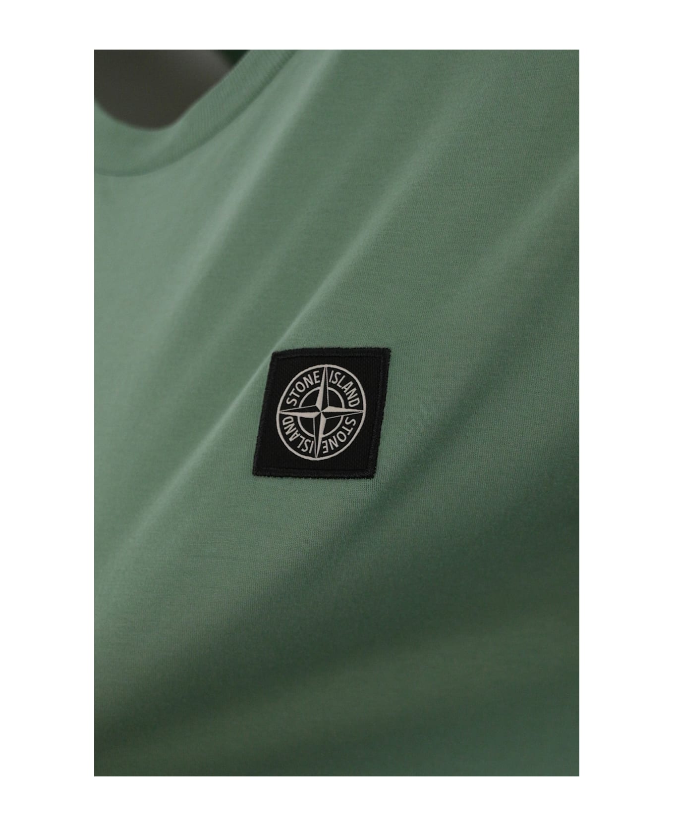 Stone Island Cotton T-shirt 2100039 - Mint