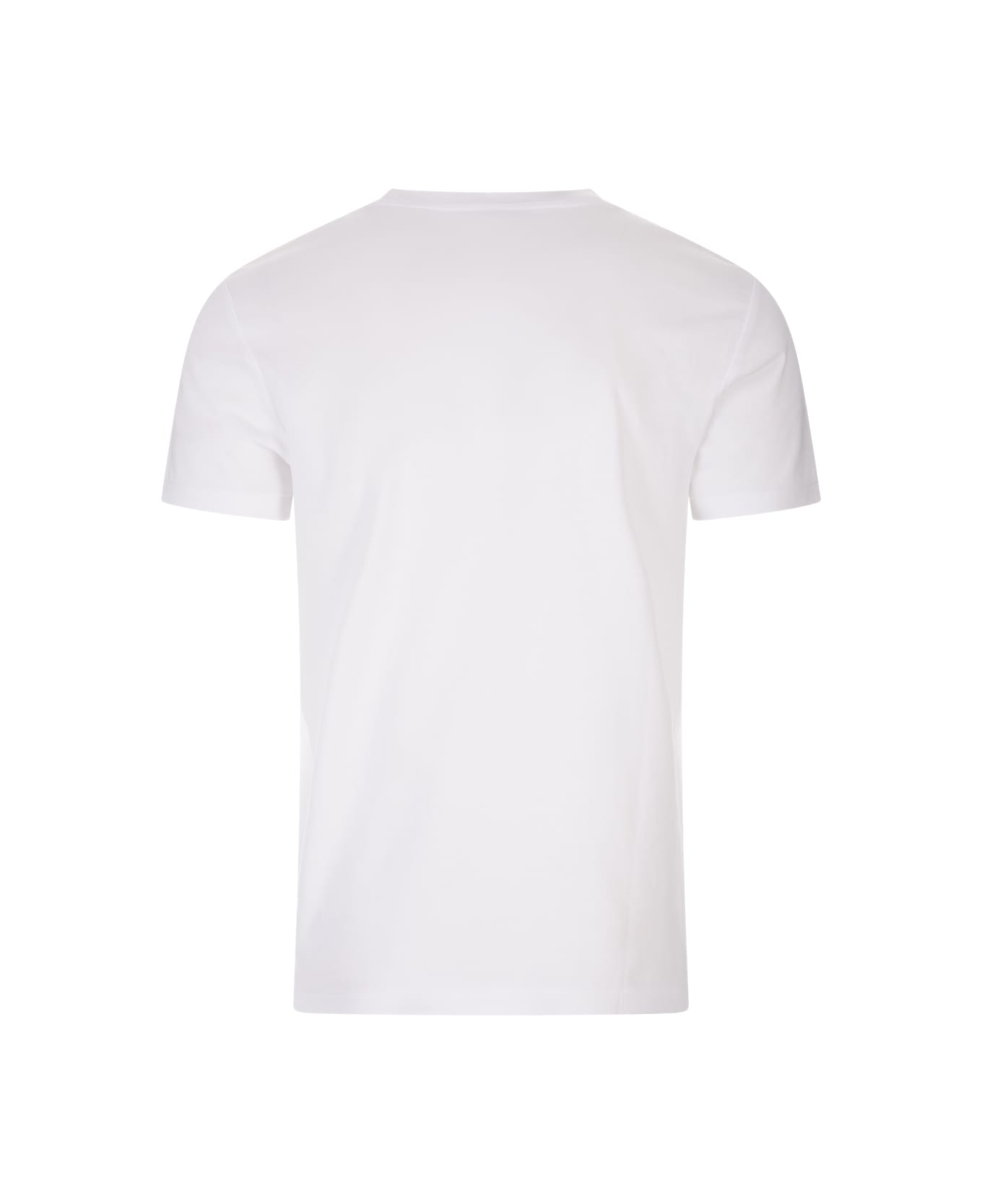 Polo Ralph Lauren White Polo Custom Slim-fit T-shirt - Bianco